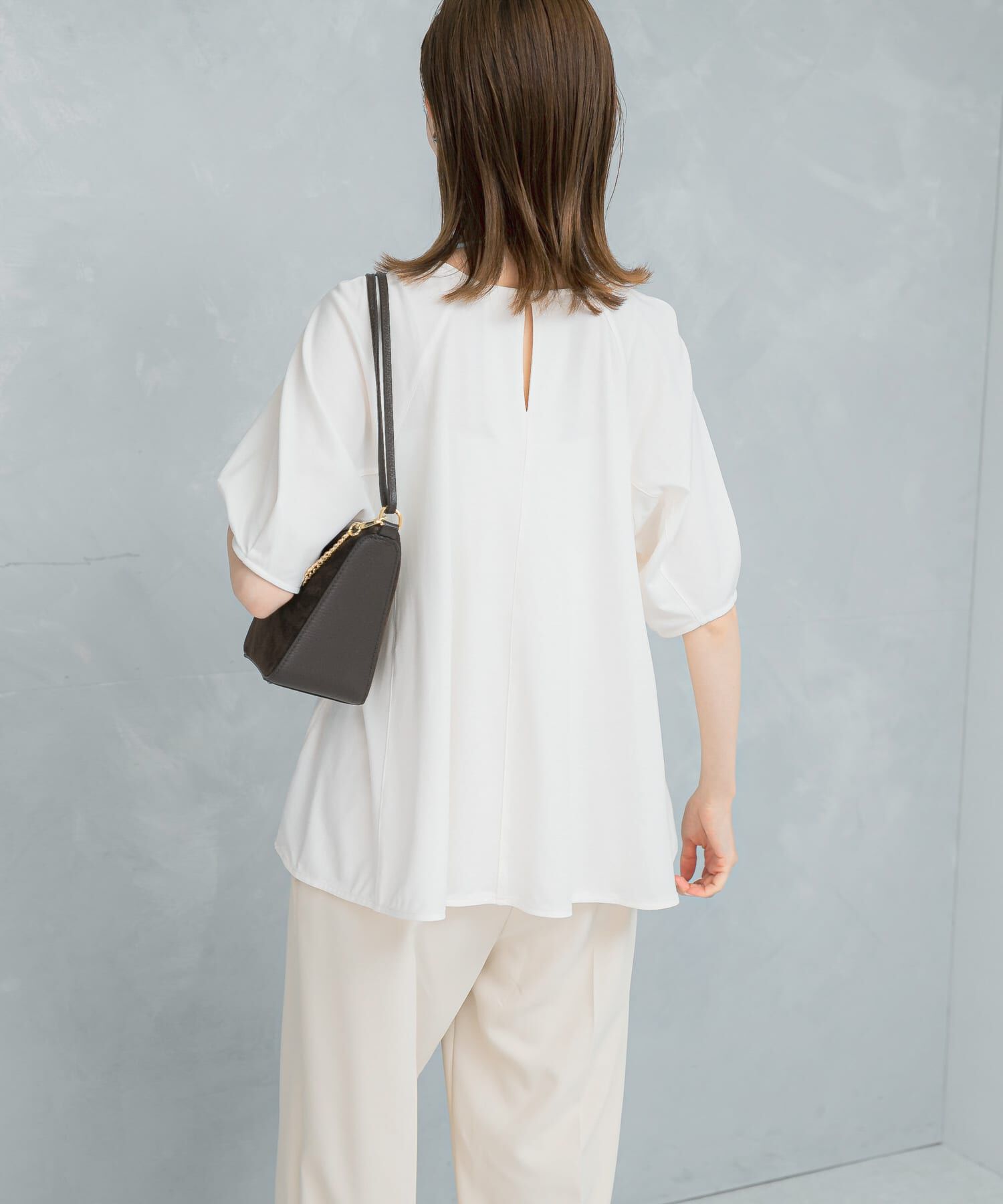 URBAN RESEARCH ROSSO「クールタッチフレアポンチプルオーバー」|Tシャツ・カットソー|