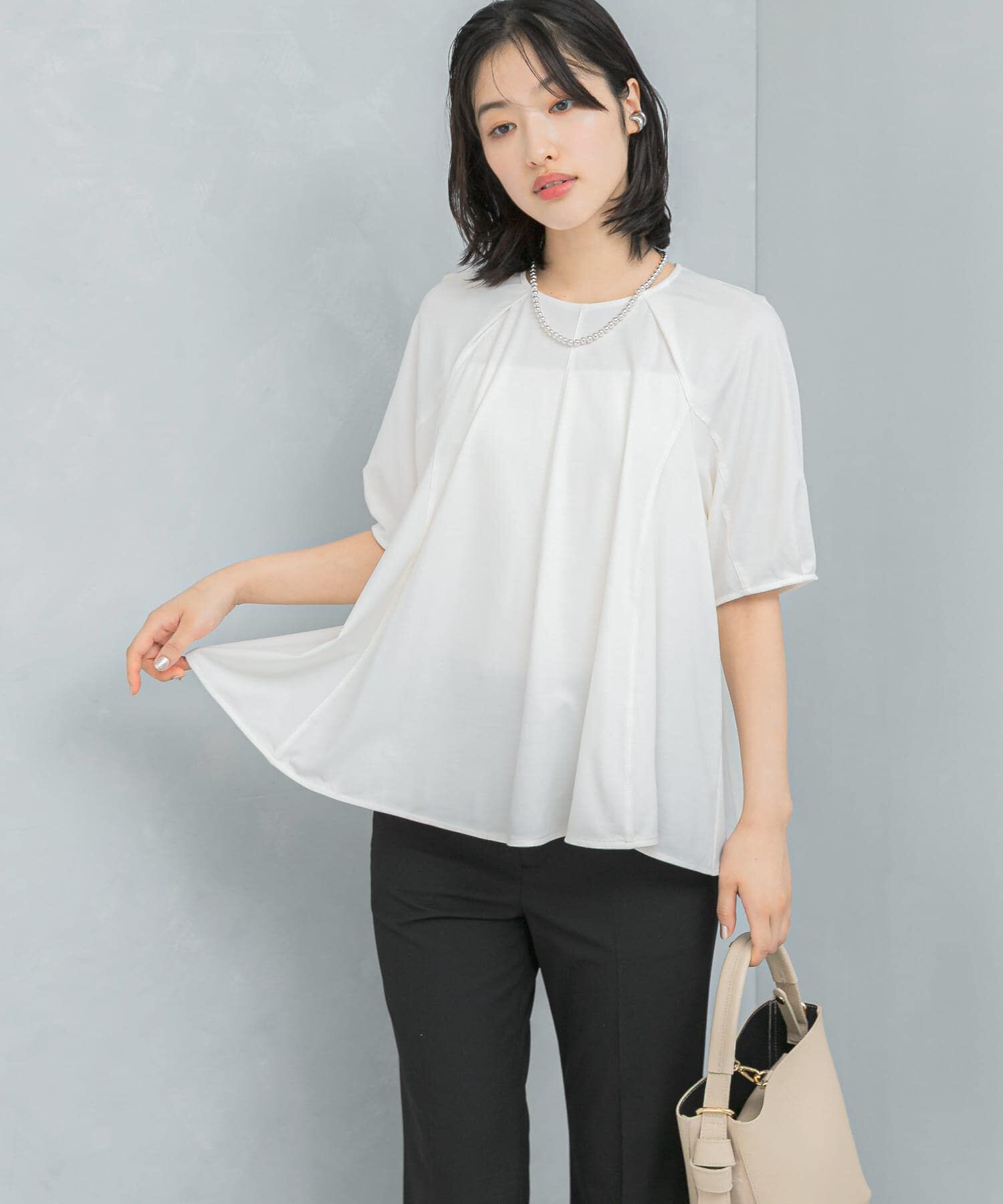 URBAN RESEARCH ROSSO「クールタッチフレアポンチプルオーバー」|Tシャツ・カットソー|