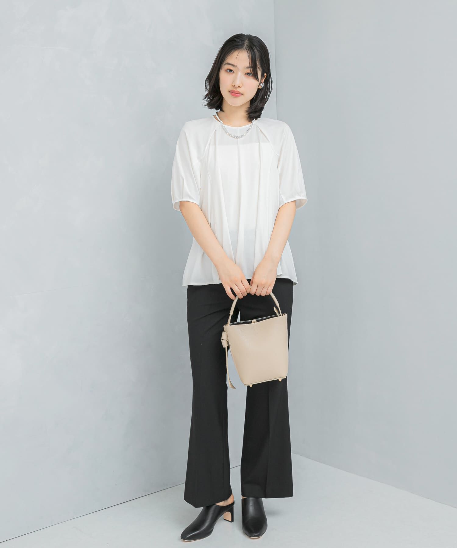 URBAN RESEARCH ROSSO「クールタッチフレアポンチプルオーバー」|Tシャツ・カットソー|