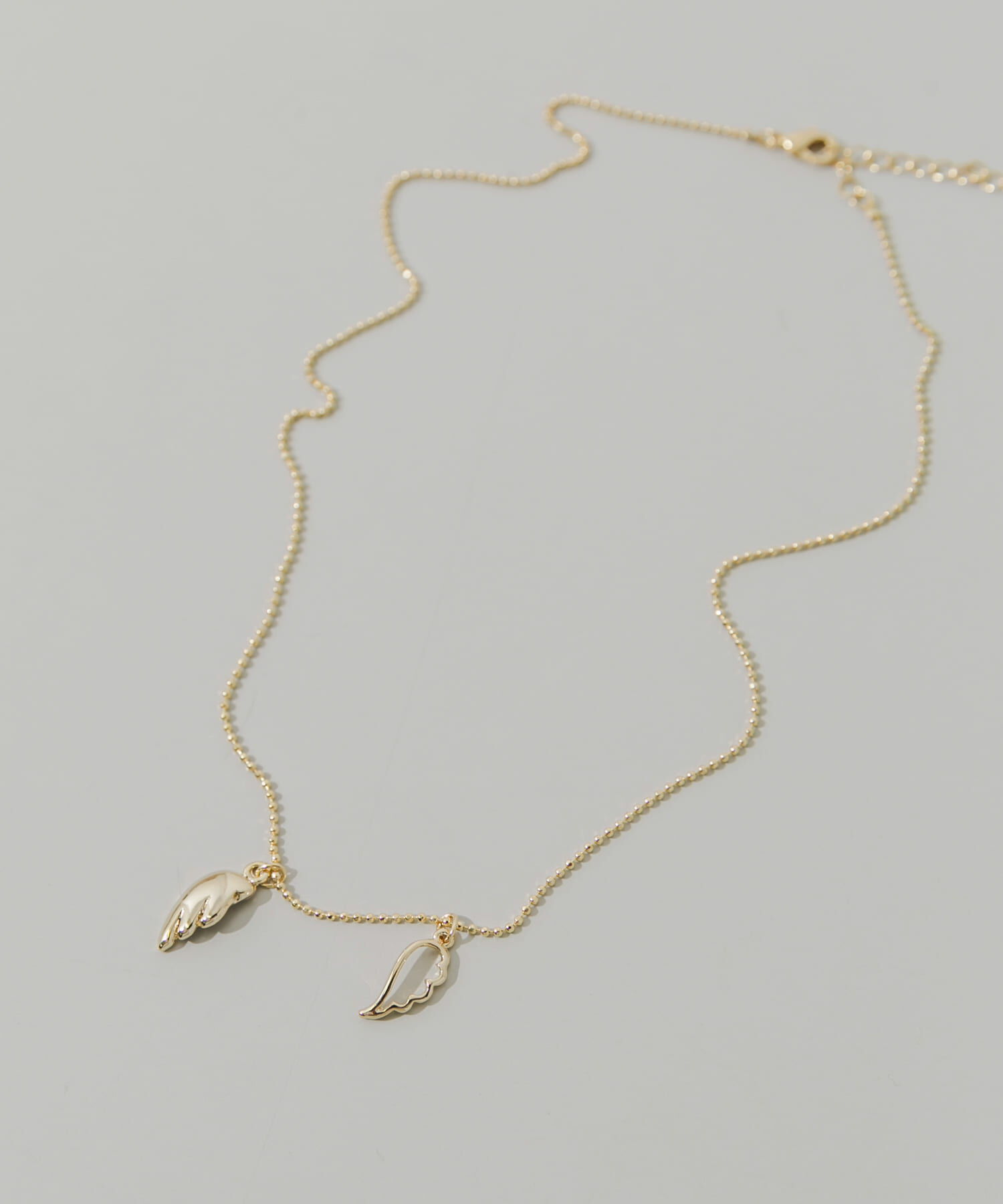 SMELLY「エンジェルフェザートップネックレス」|ネックレス|
