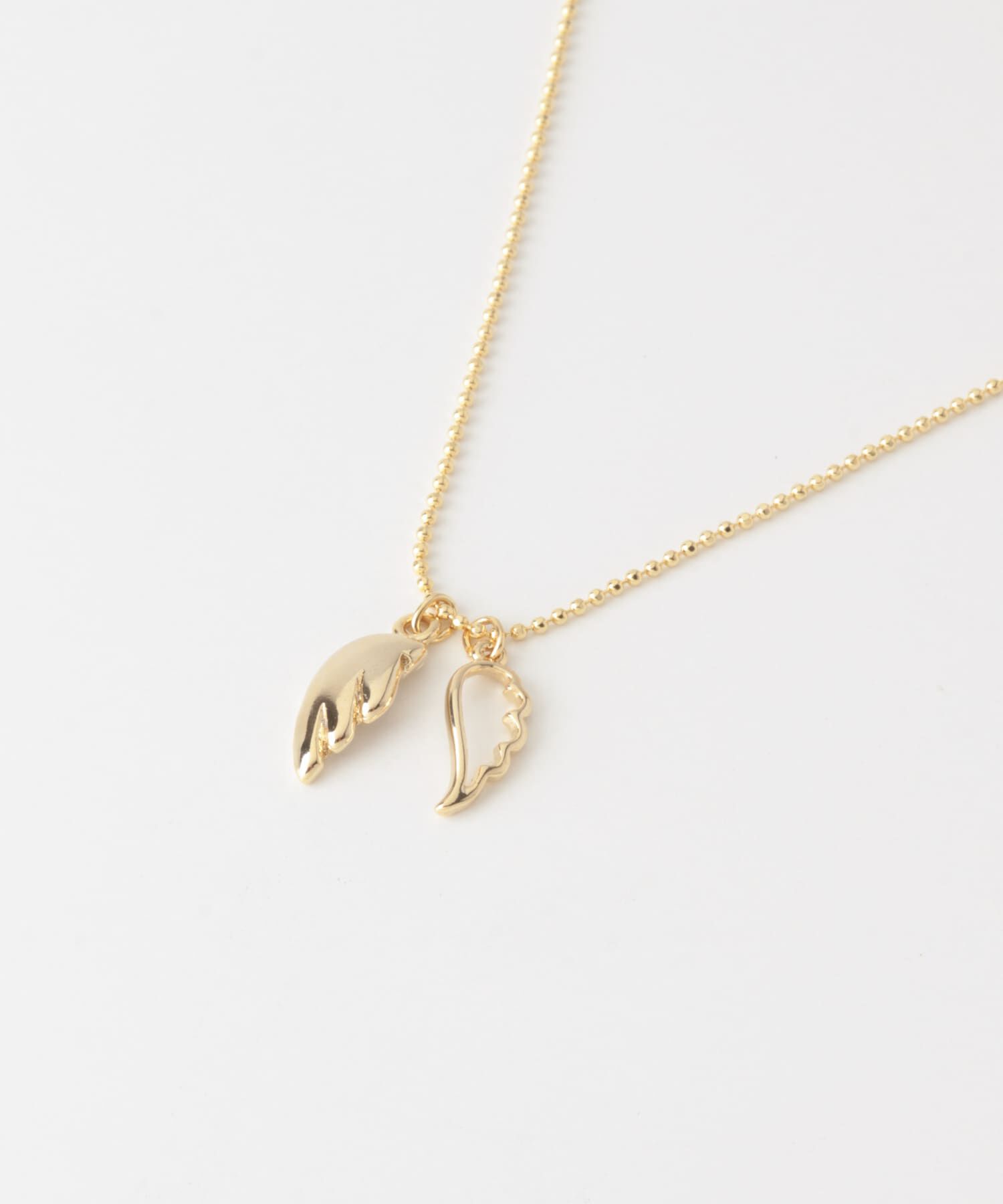 SMELLY「エンジェルフェザートップネックレス」|ネックレス|