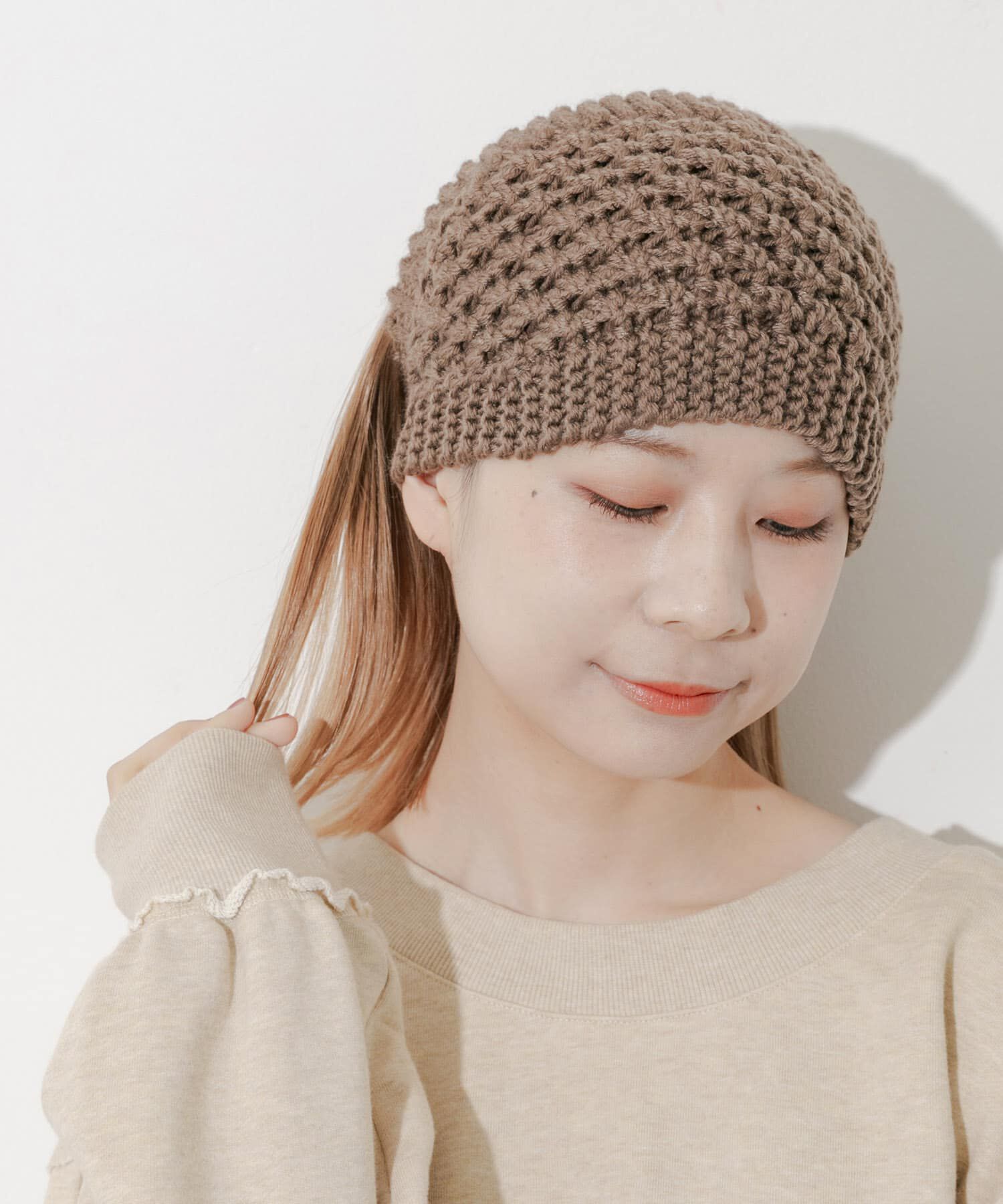 SMELLY「ワイドニットヘアバンド」|ヘアバンド|