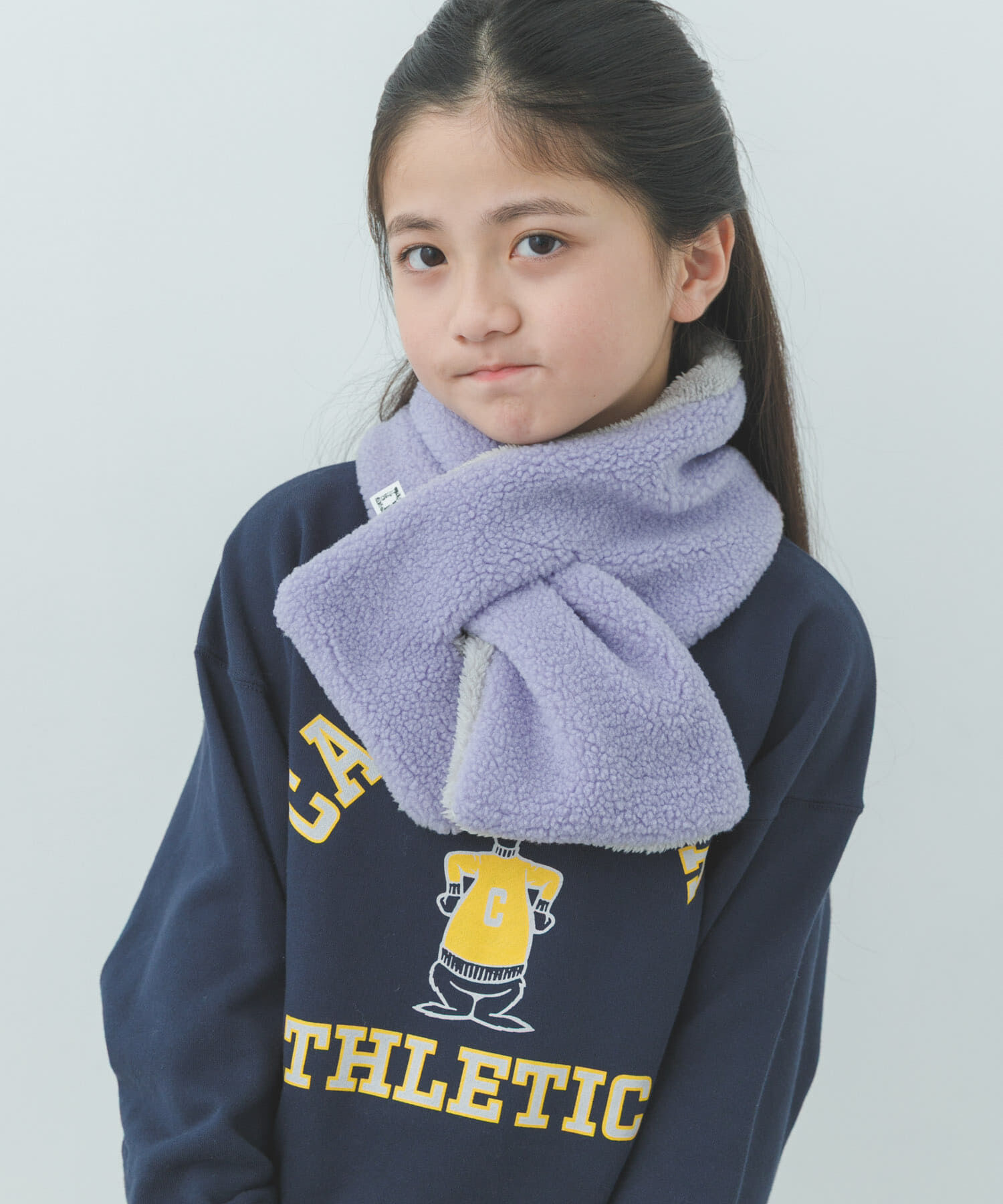 URBAN RESEARCH DOORS「ボアリバーシブルマフラー(KIDS)」|その他|パープル