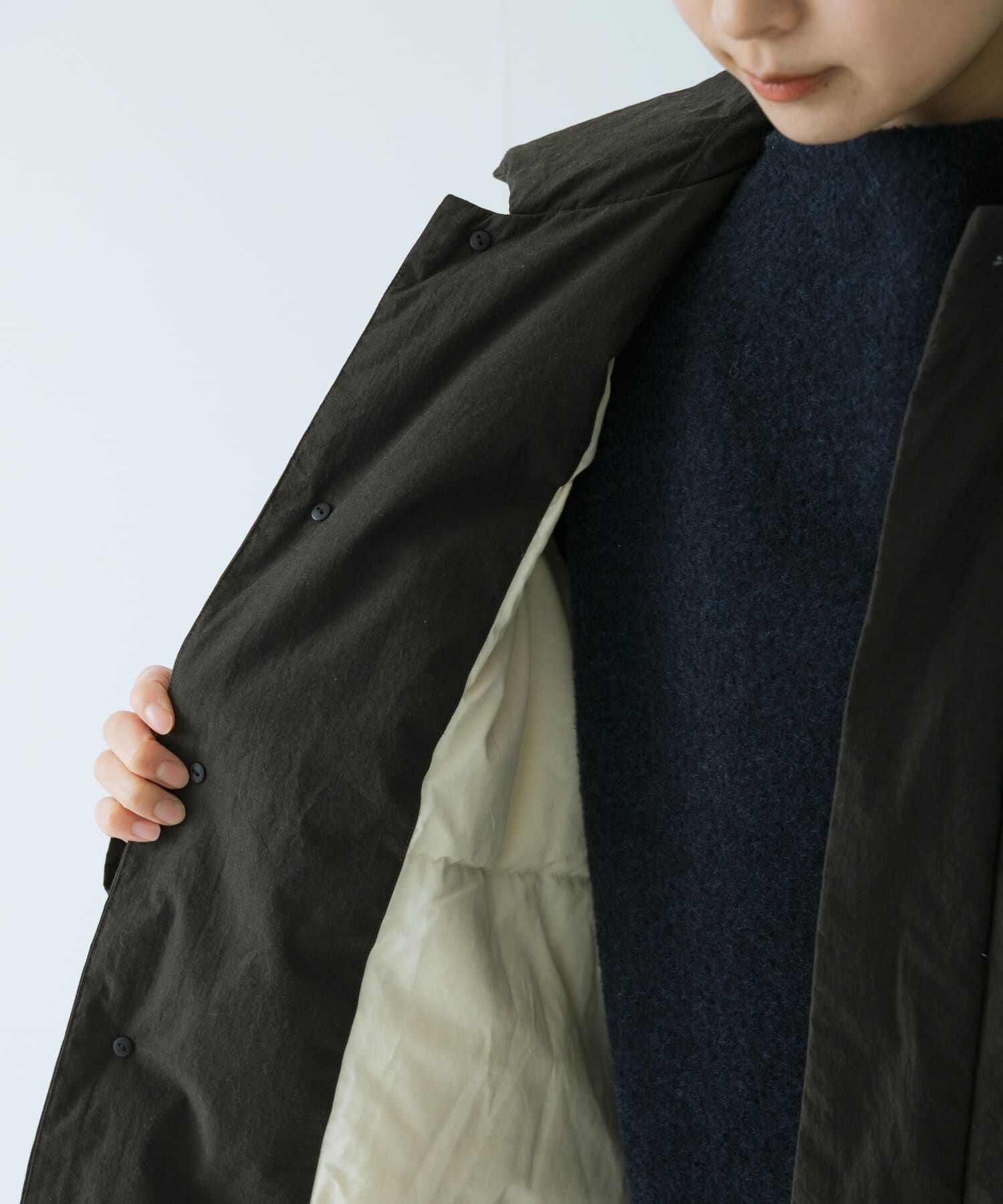 かぐれ「コットンダウンジャケット」|ダウン|