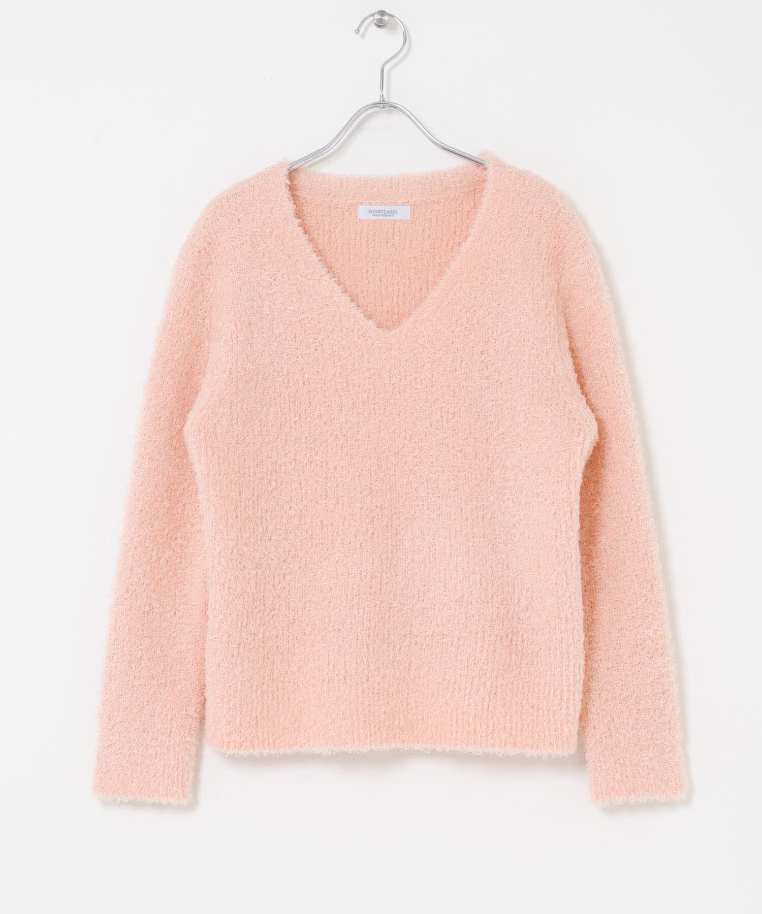 Sonny Label 「ラメフェザーVネックニットプルオーバー」|ニット・セーター|