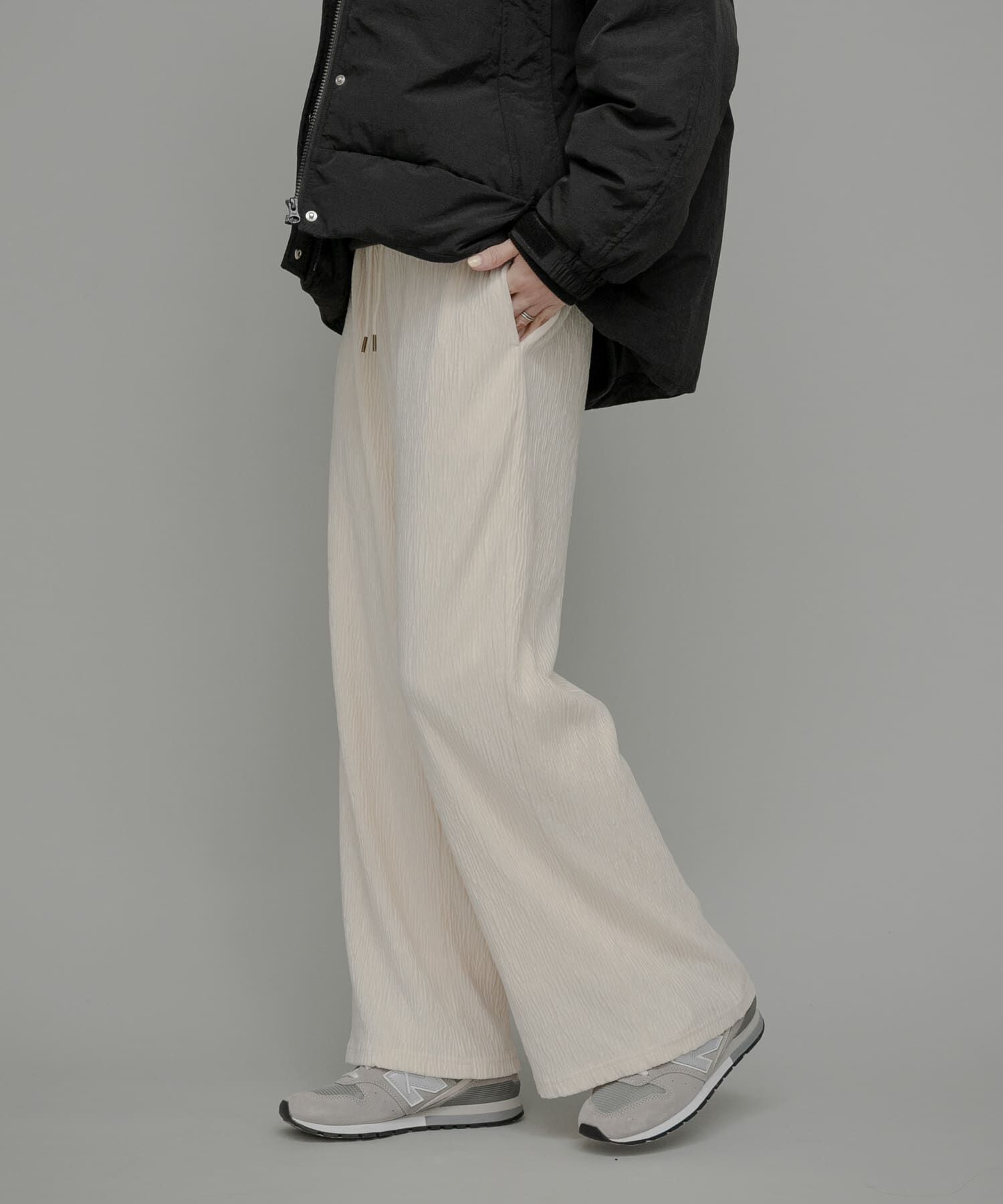 Sonny Label 「ベロアプリーツイージーカットパンツ」|その他|