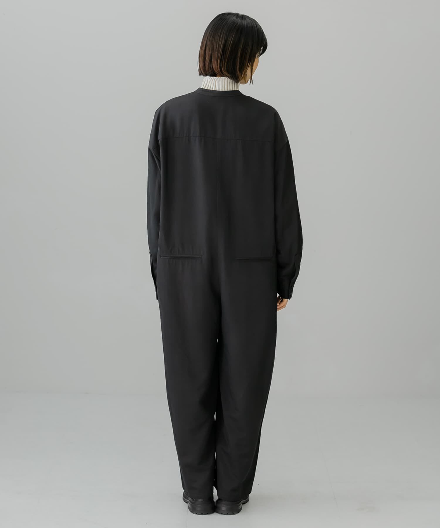  「フロントタイジャンプスーツ」|スカート|