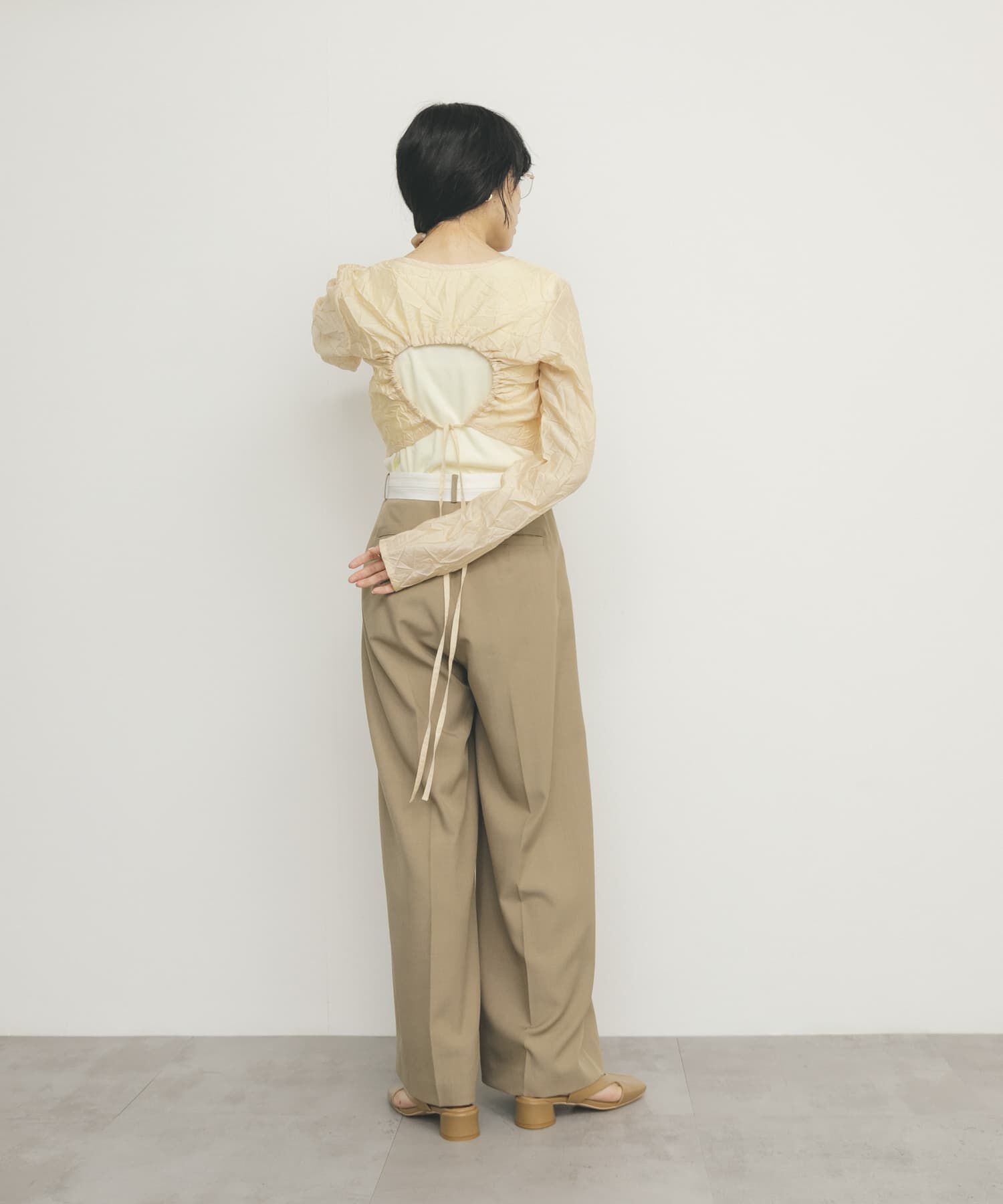  「レイヤードワッシャーロンTEE」|Tシャツ・カットソー|