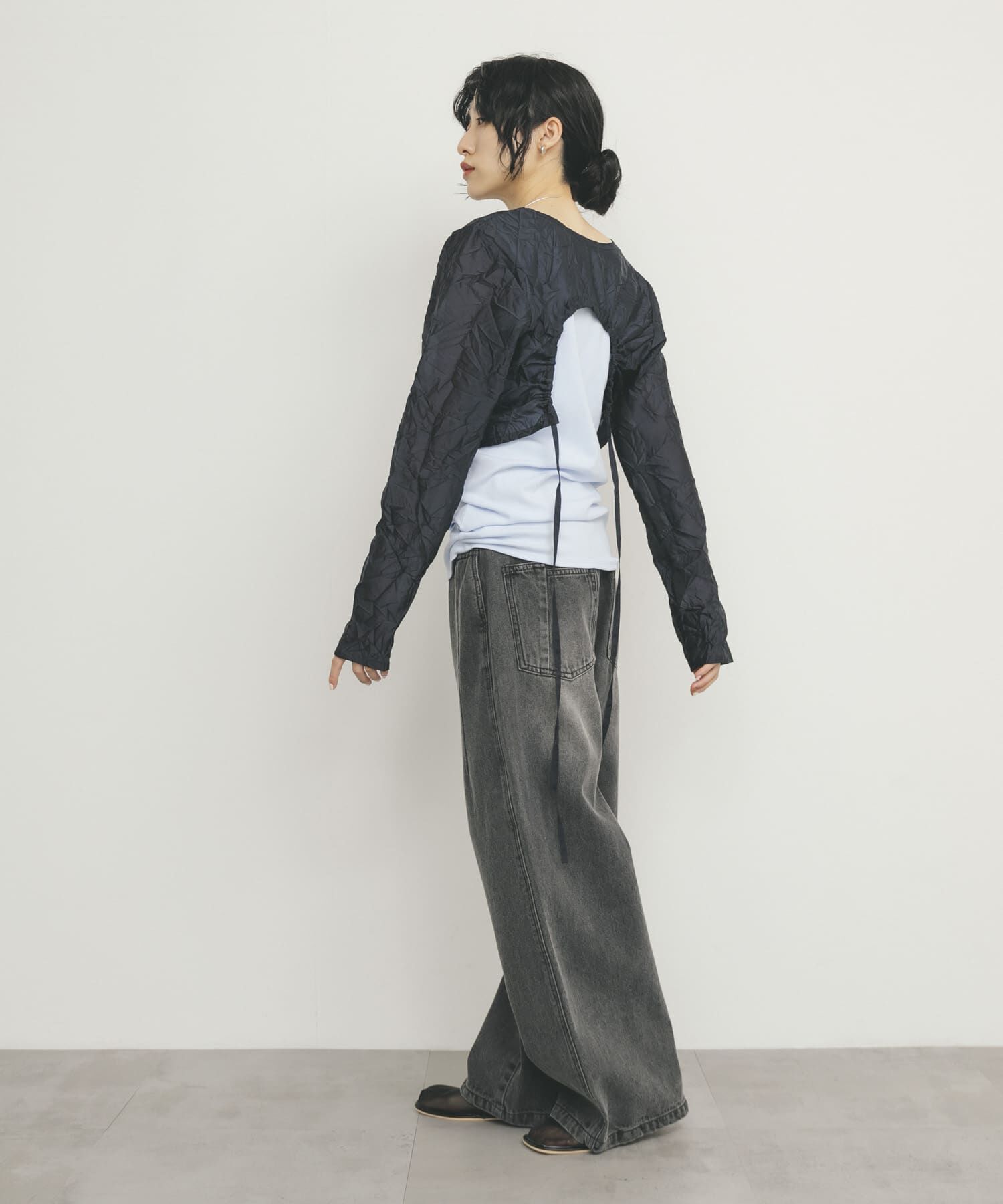  「レイヤードワッシャーロンTEE」|Tシャツ・カットソー|