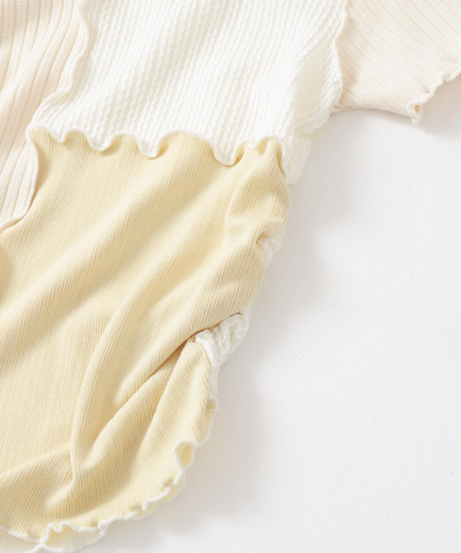  「MIXカラーパッチワークカットソー」|Tシャツ・カットソー|