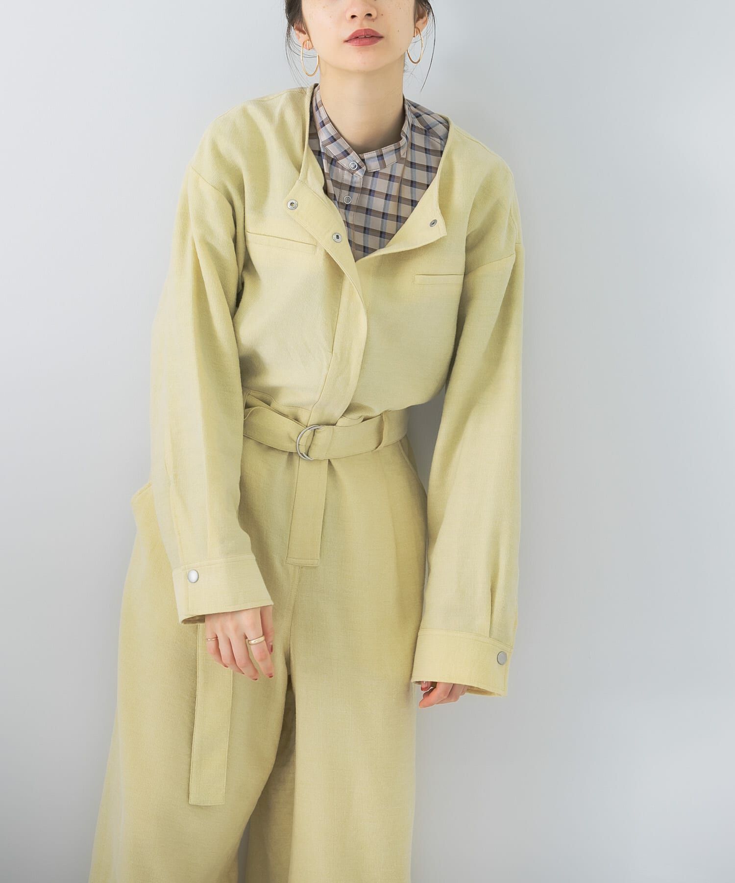  「BIGシルエットジャンプスーツ」|スカート|