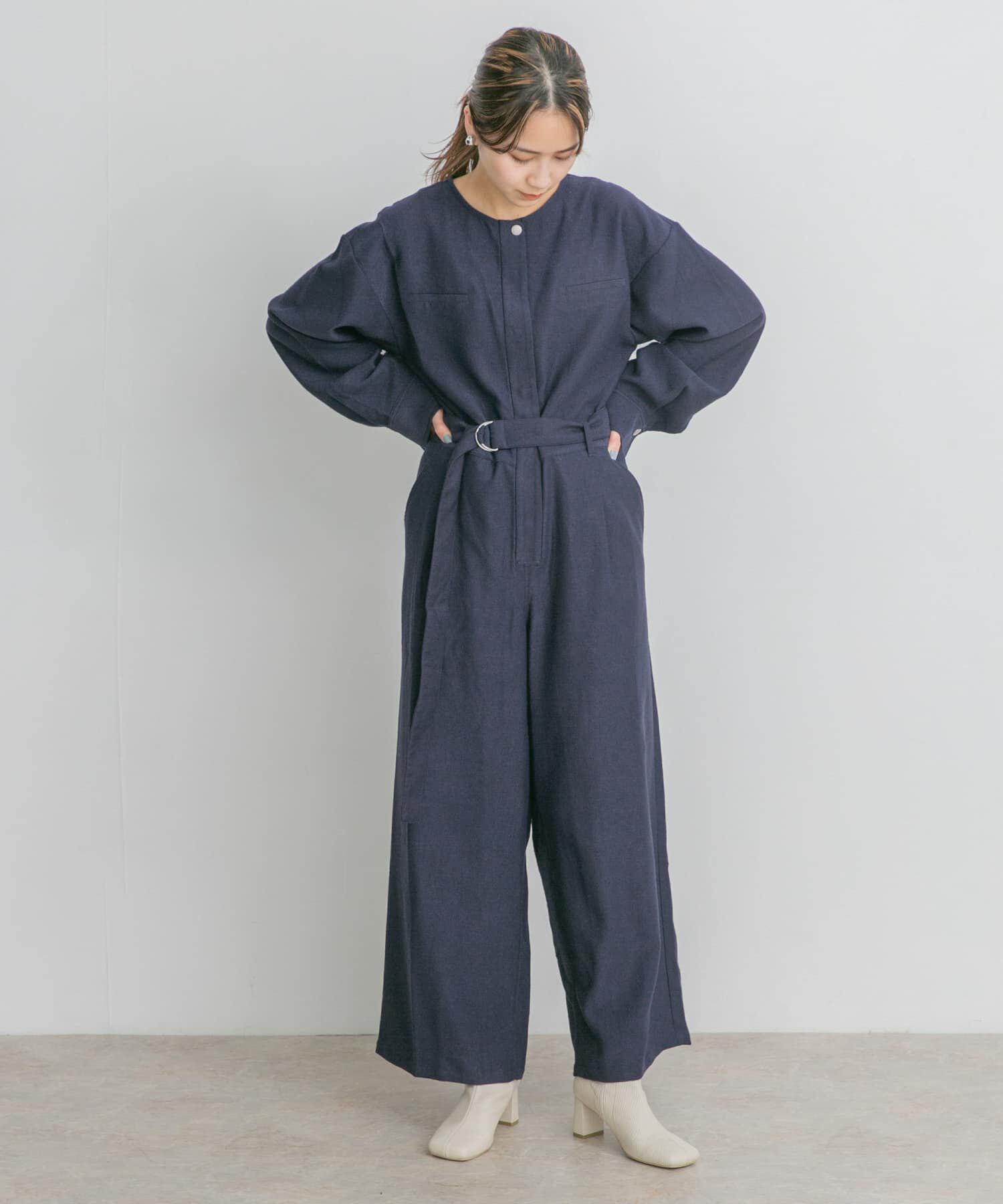  「BIGシルエットジャンプスーツ」|スカート|