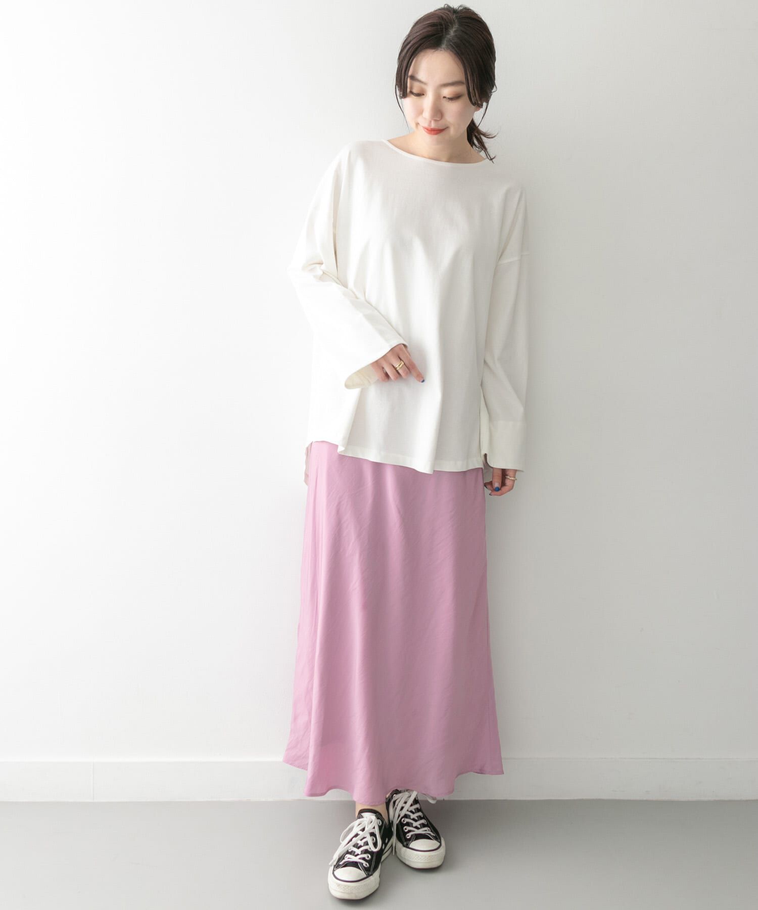  「KBF+　バイアスロングスカート&there4;」|スカート|