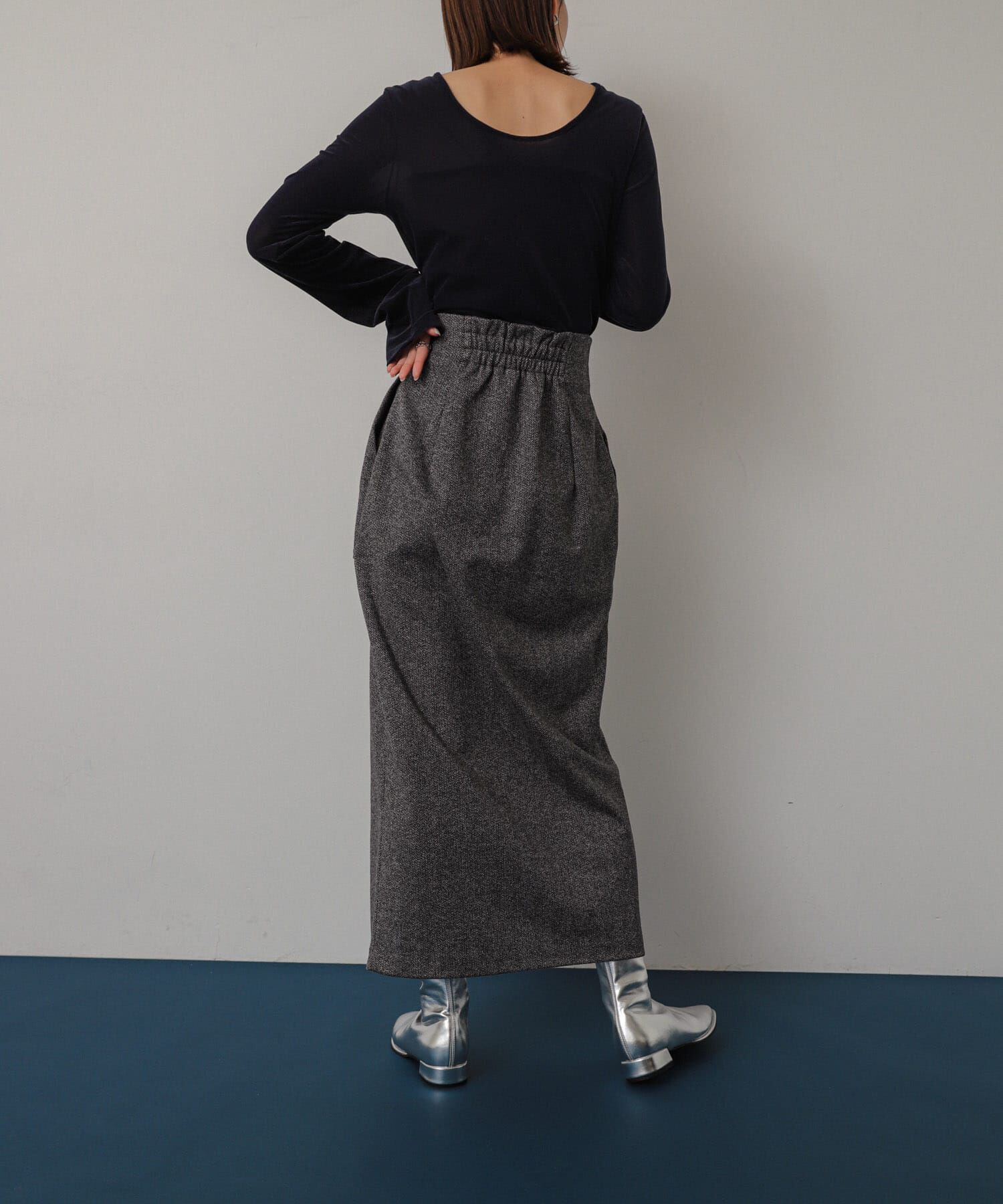 SENSE OF PLACE by URBAN RESEARCH「ジャージーメルトンアウトポケットスカート」|スカート|