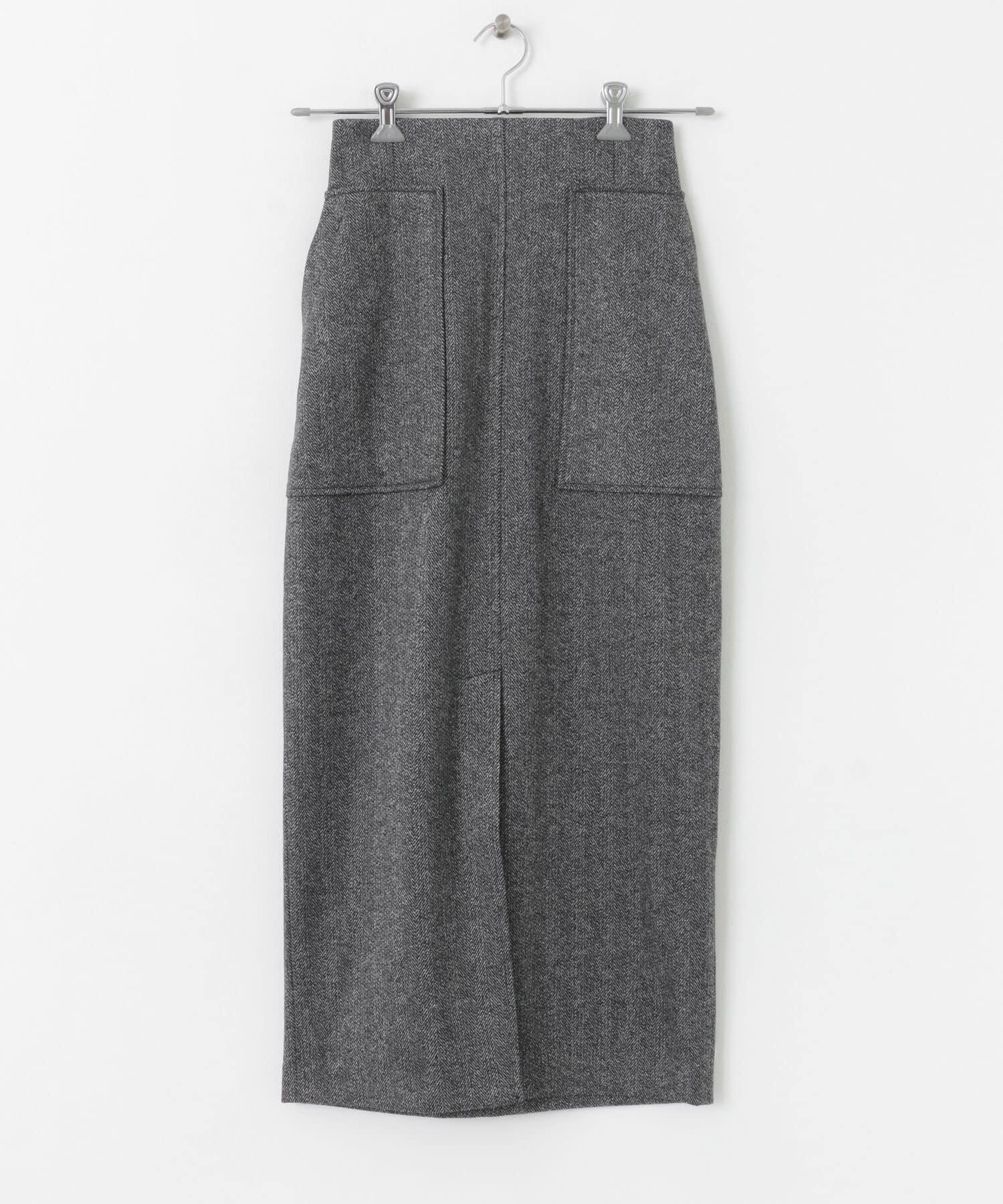 SENSE OF PLACE by URBAN RESEARCH「ジャージーメルトンアウトポケットスカート」|スカート|