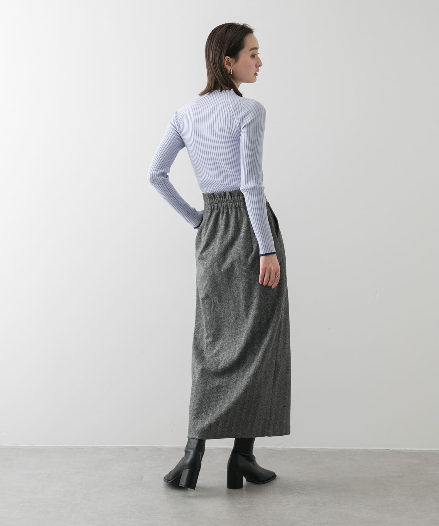 SENSE OF PLACE by URBAN RESEARCH「ジャージーメルトンアウトポケットスカート」|スカート|