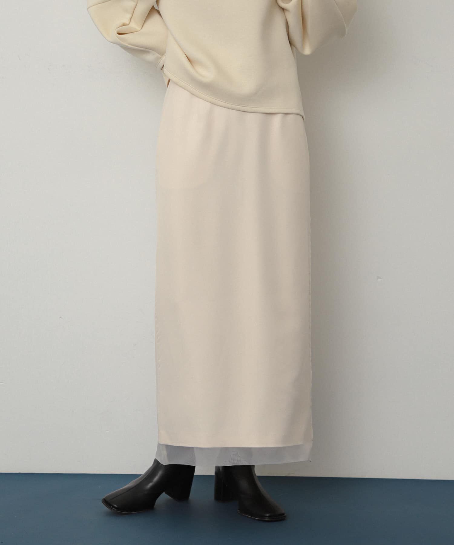 SENSE OF PLACE by URBAN RESEARCH「オーガンジーレイヤードスカート」|スカート|