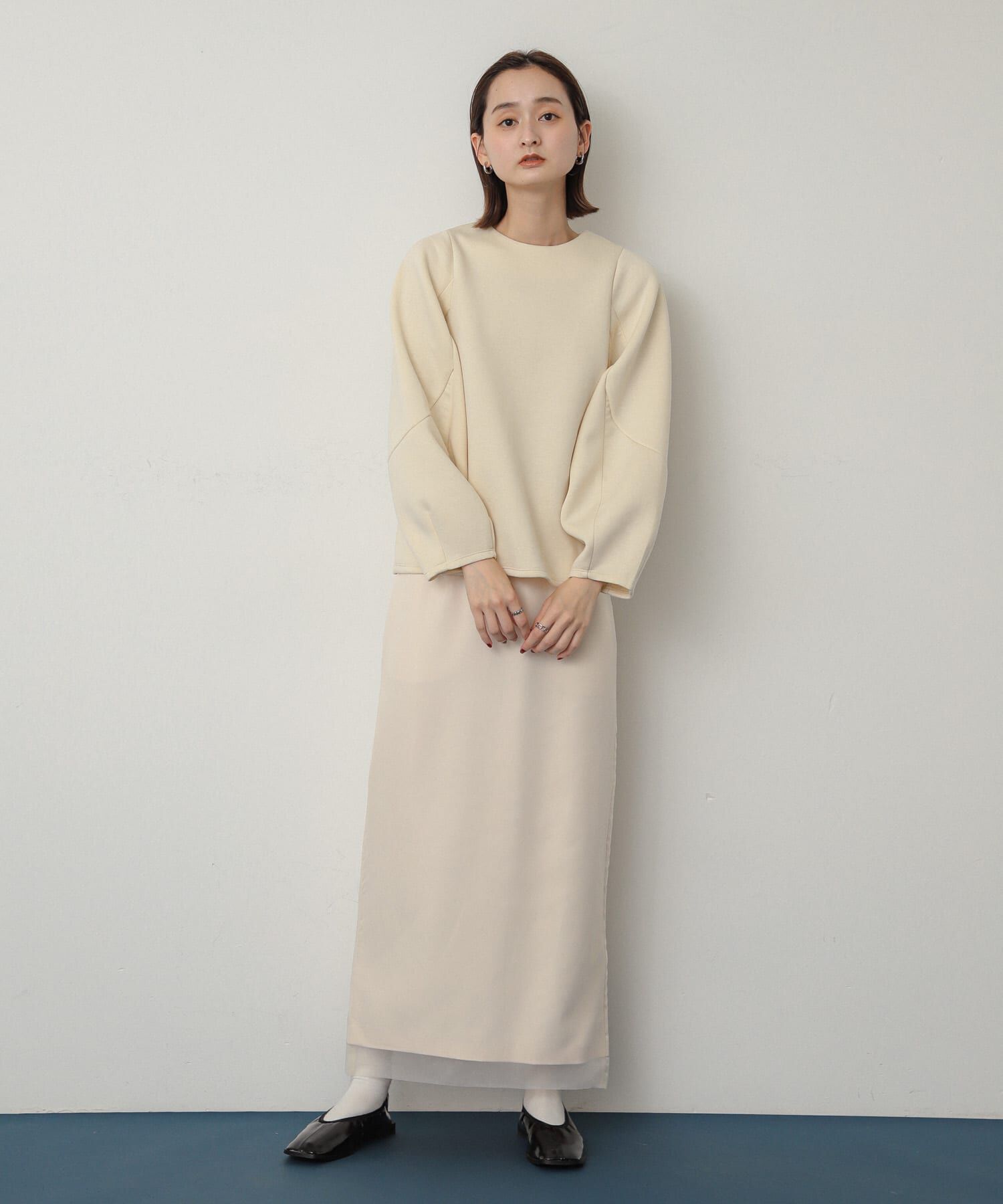 SENSE OF PLACE by URBAN RESEARCH「オーガンジーレイヤードスカート」|スカート|