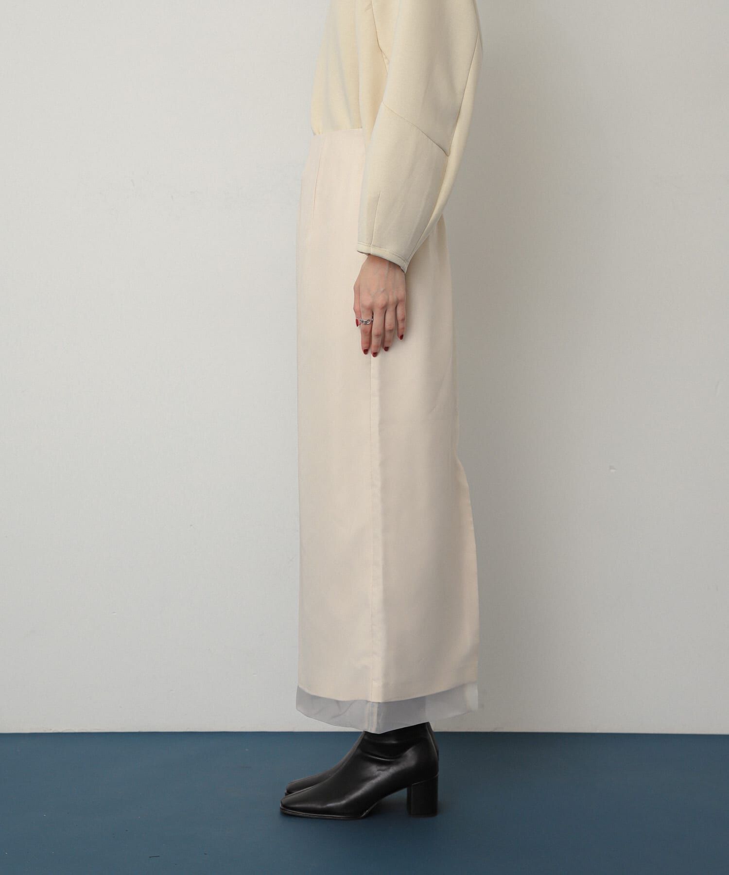 SENSE OF PLACE by URBAN RESEARCH「オーガンジーレイヤードスカート」|スカート|