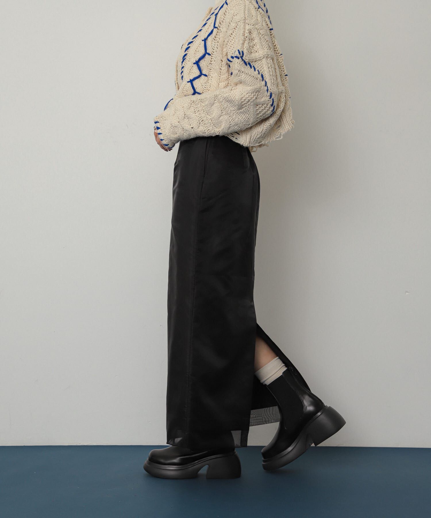 SENSE OF PLACE by URBAN RESEARCH「オーガンジーレイヤードスカート」|スカート|