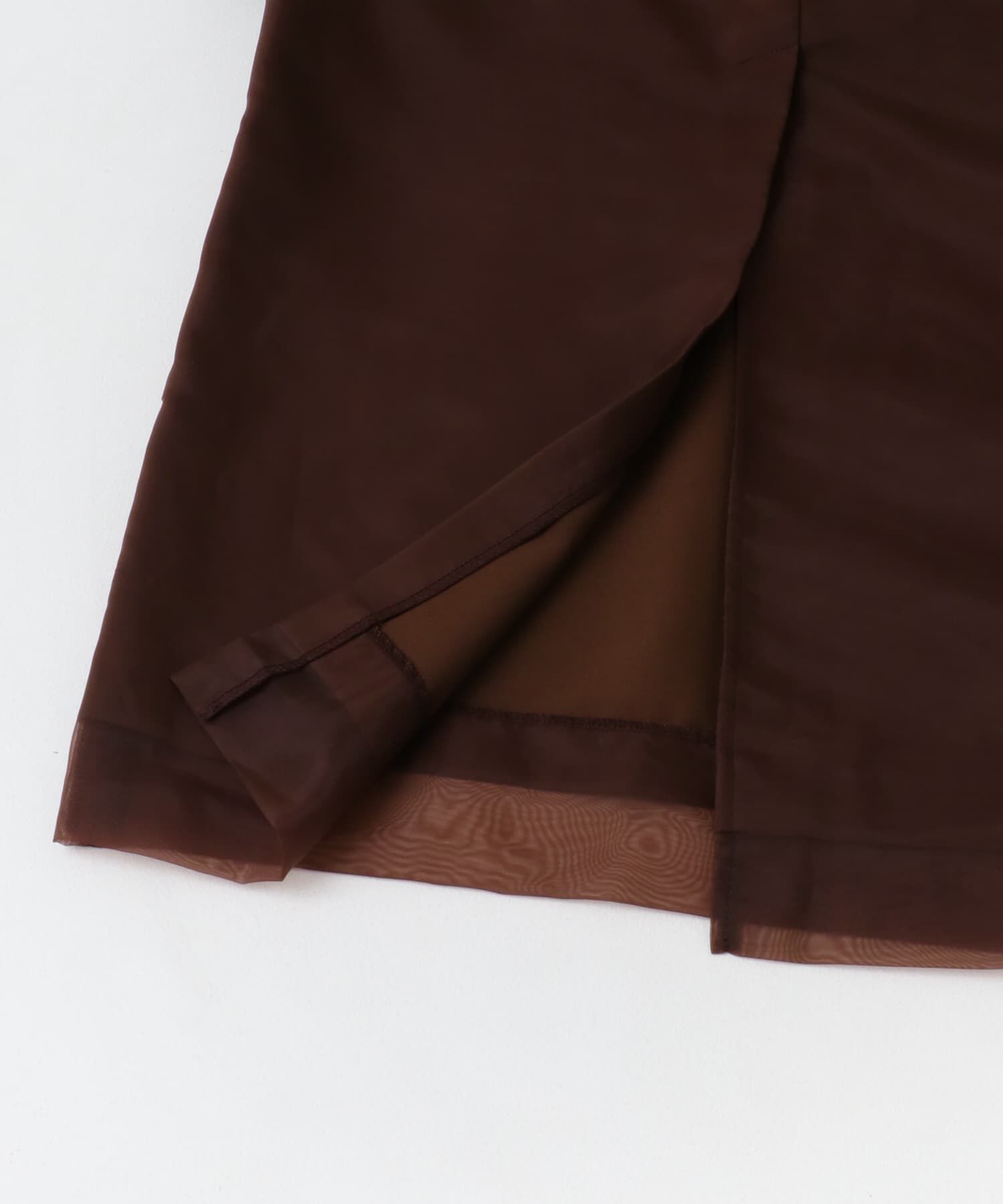 SENSE OF PLACE by URBAN RESEARCH「オーガンジーレイヤードスカート」|スカート|