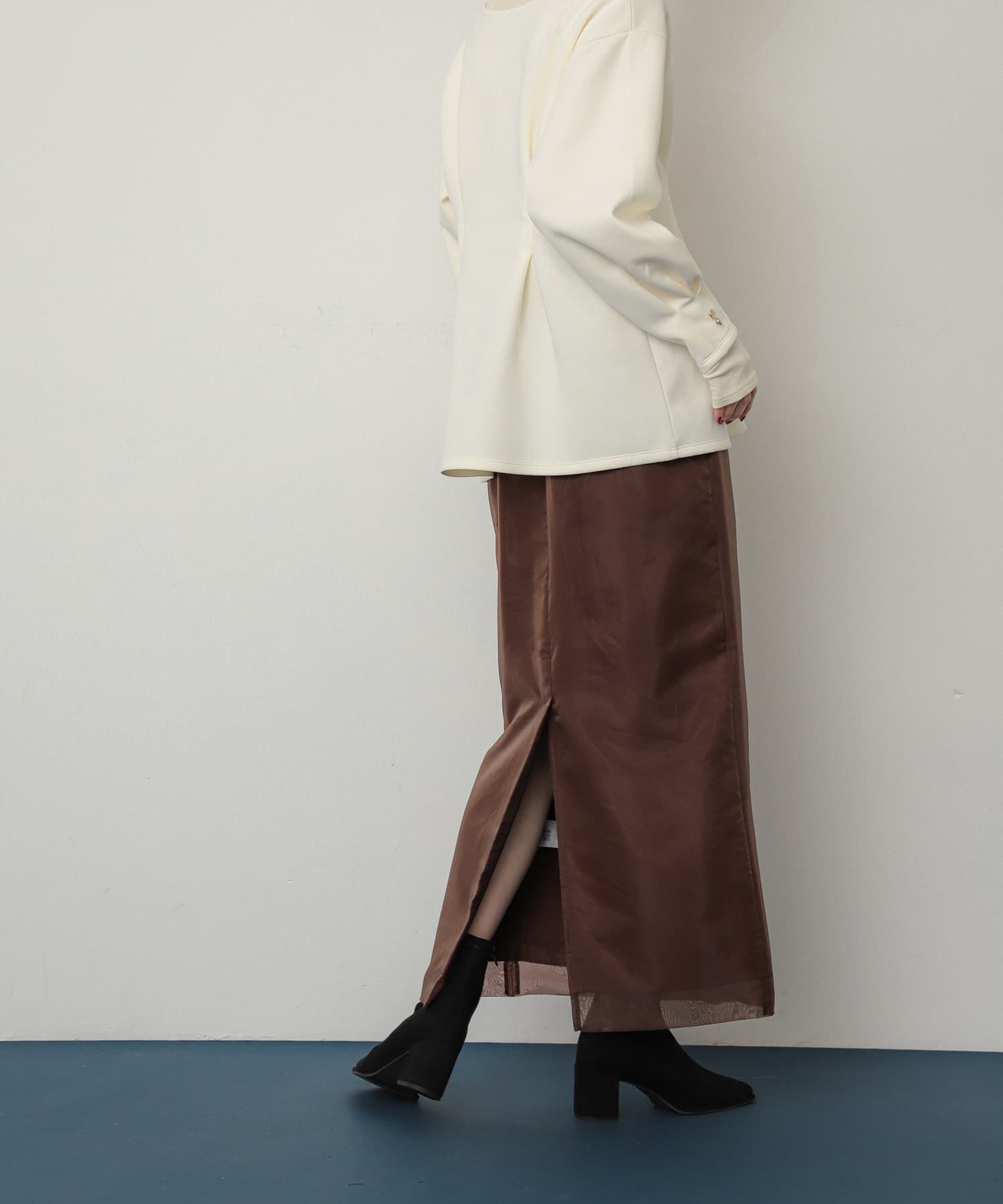 SENSE OF PLACE by URBAN RESEARCH「オーガンジーレイヤードスカート」|スカート|