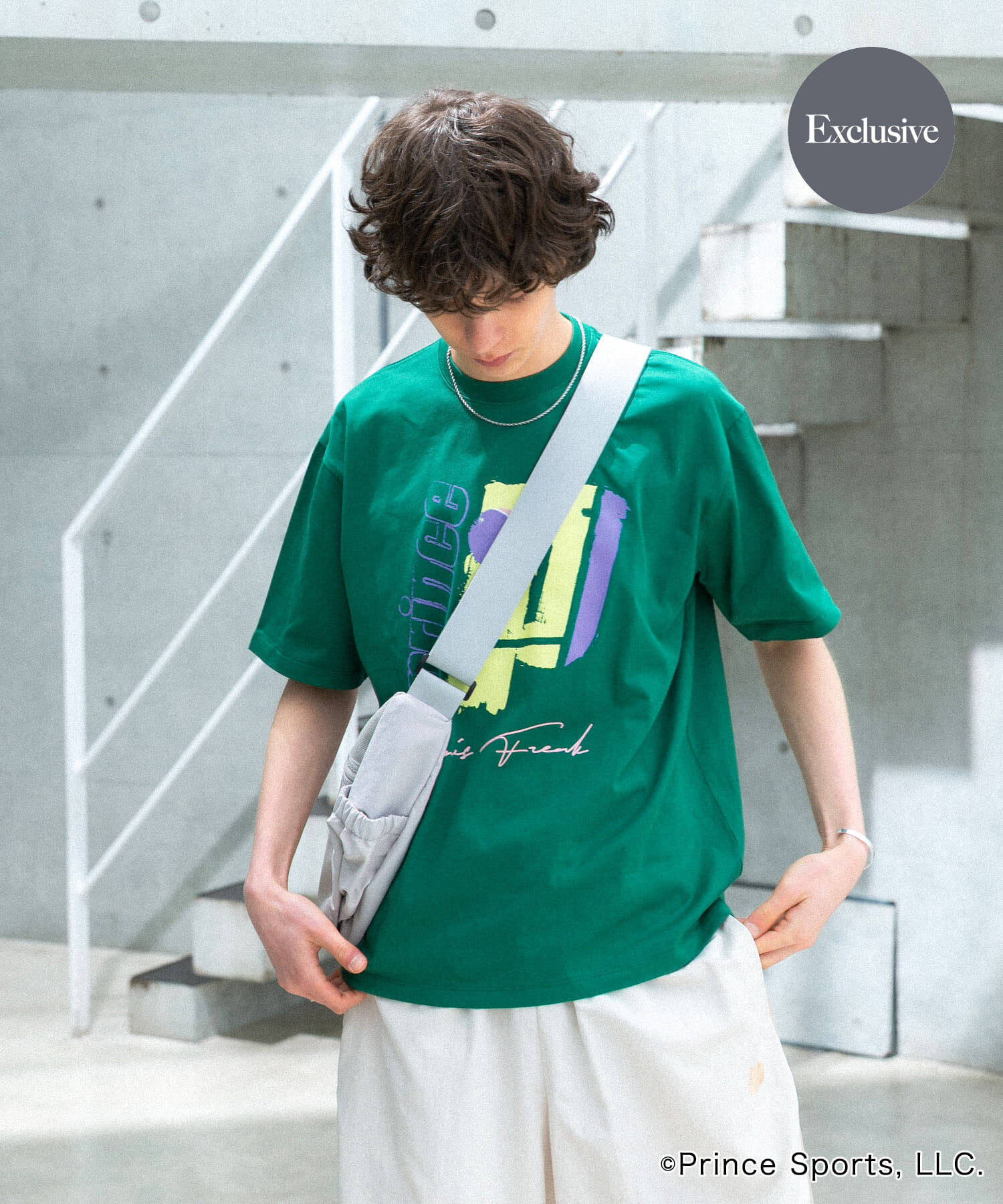 SENSE OF PLACE by URBAN RESEARCH「『別注』prince　グラフィックショートスリーブTシャツ」|Tシャツ・カットソー|グリーン