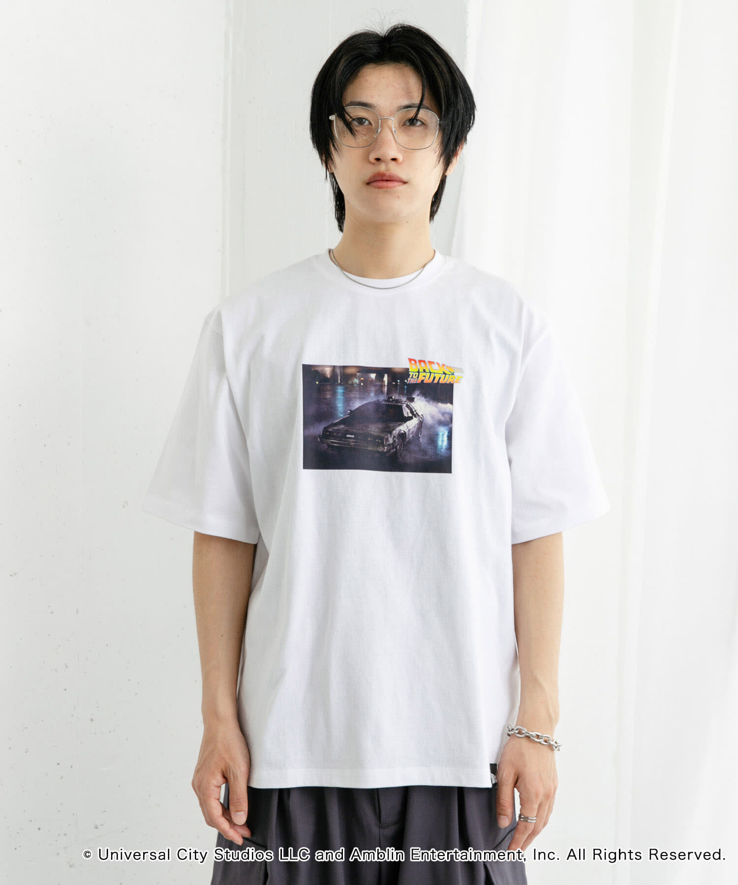 SENSE OF PLACE by URBAN RESEARCH「『別注』SENSE OF PLACE&times;BTTF クルーネックプリントTシャツ C」|Tシャツ・カットソー|