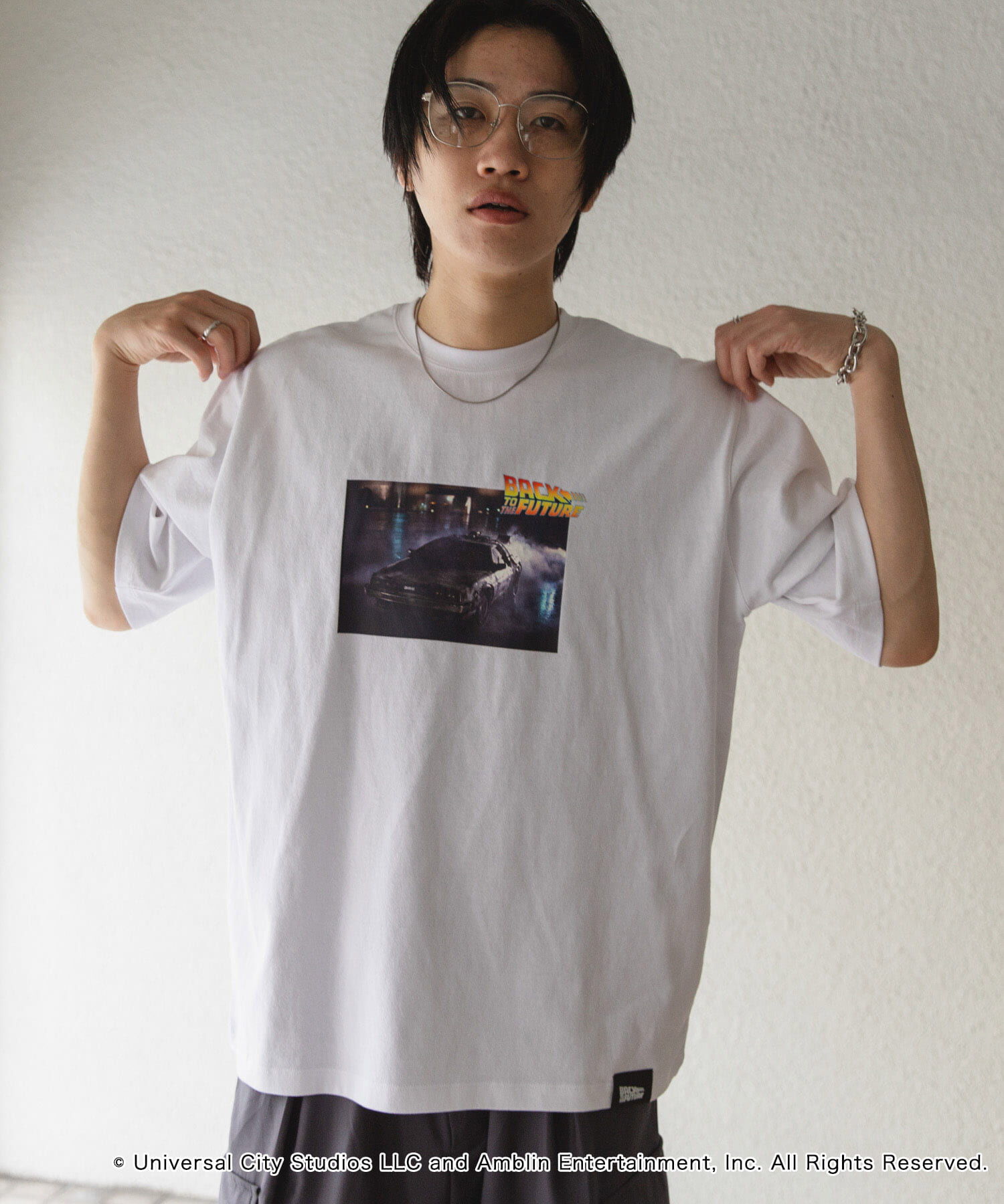 SENSE OF PLACE by URBAN RESEARCH「『別注』SENSE OF PLACE&times;BTTF クルーネックプリントTシャツ C」|Tシャツ・カットソー|