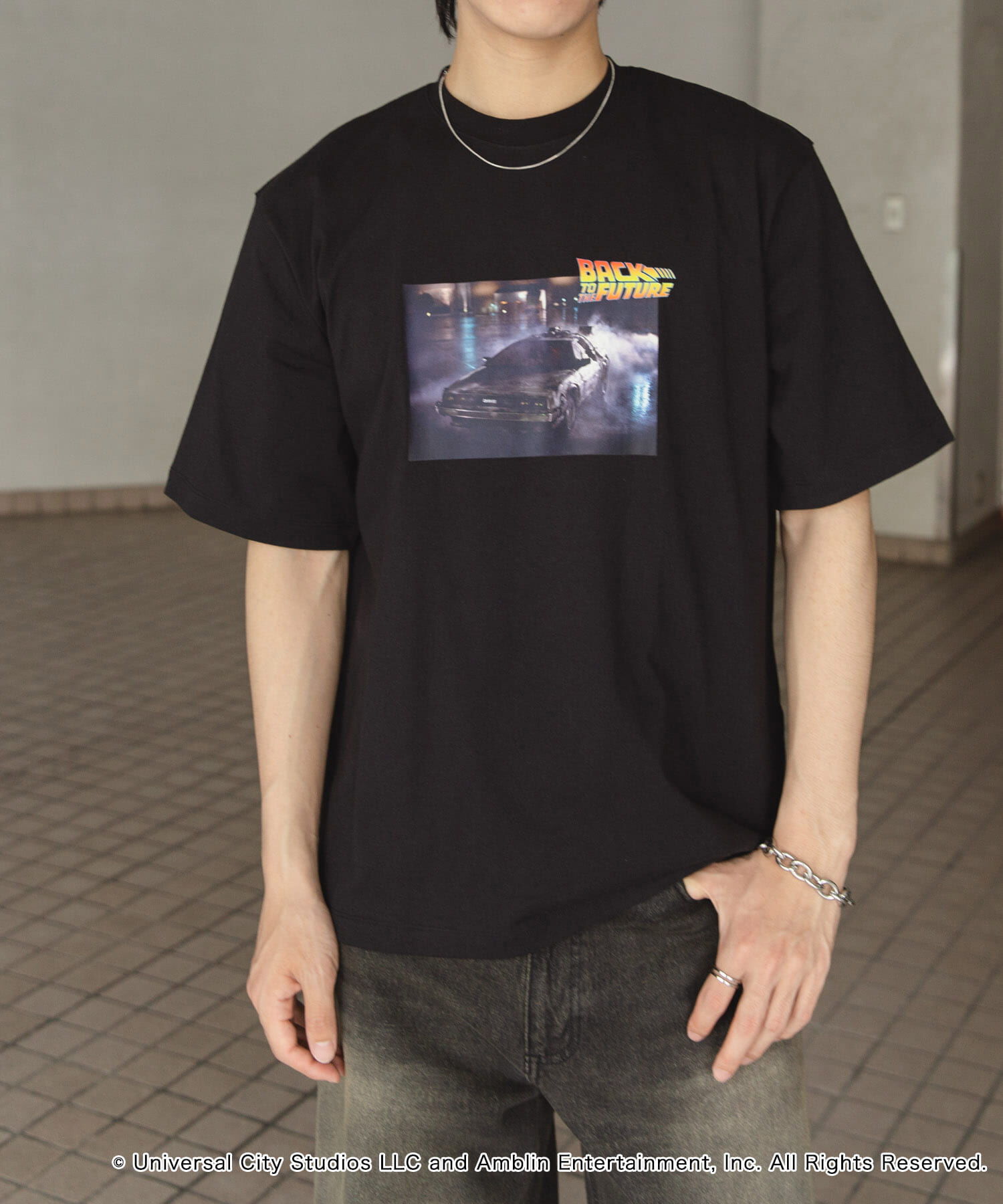SENSE OF PLACE by URBAN RESEARCH「『別注』SENSE OF PLACE&times;BTTF クルーネックプリントTシャツ C」|Tシャツ・カットソー|