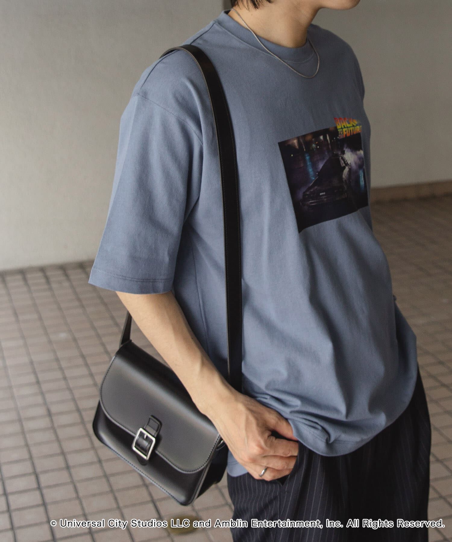 SENSE OF PLACE by URBAN RESEARCH「『別注』SENSE OF PLACE&times;BTTF クルーネックプリントTシャツ C」|Tシャツ・カットソー|