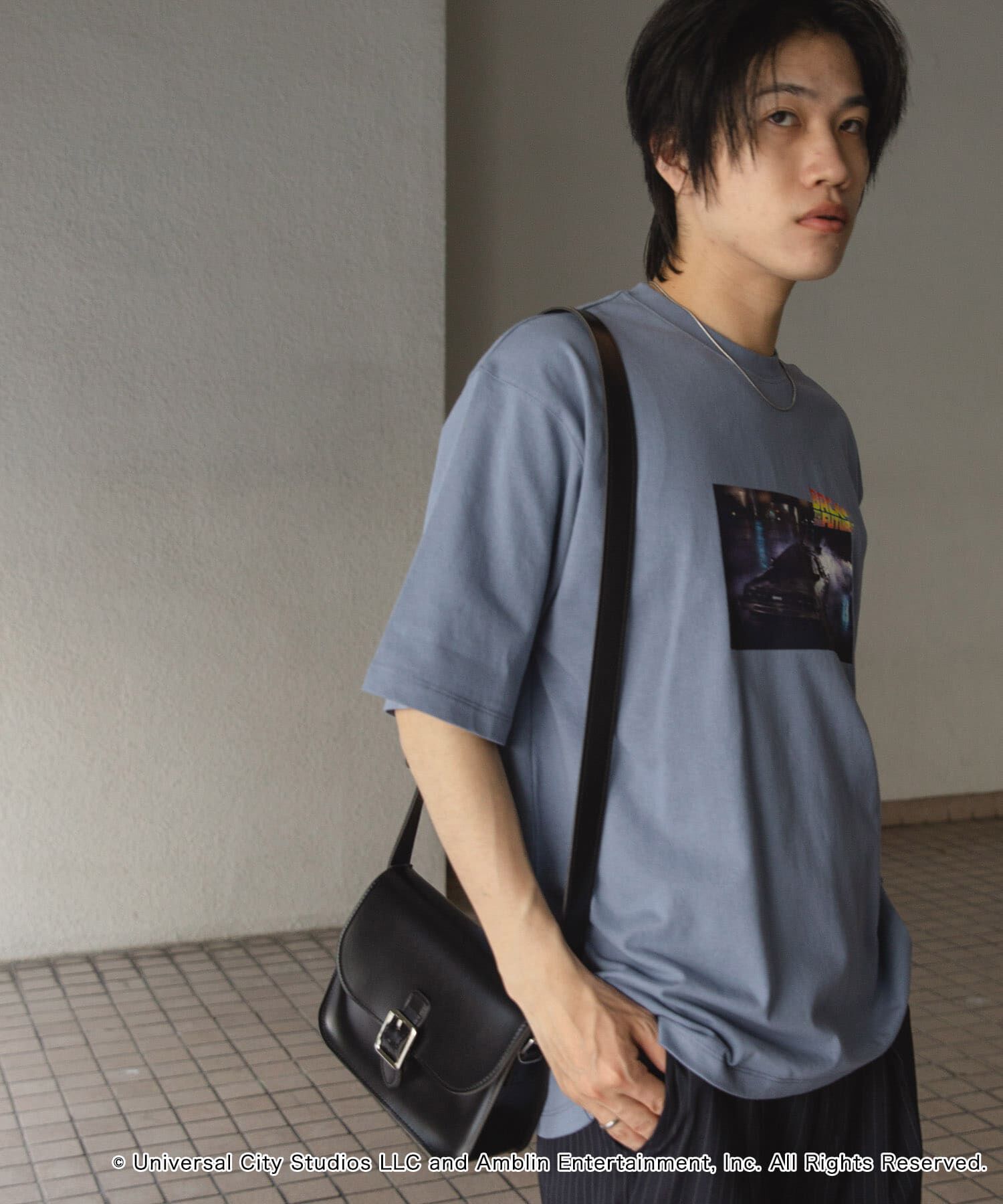 SENSE OF PLACE by URBAN RESEARCH「『別注』SENSE OF PLACE&times;BTTF クルーネックプリントTシャツ C」|Tシャツ・カットソー|