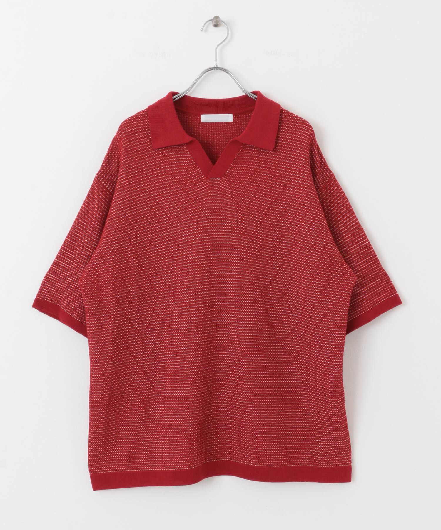 SENSE OF PLACE by URBAN RESEARCH「『ユニセックス』『洗濯可』ミックススキッパーニット」|ニット・セーター|