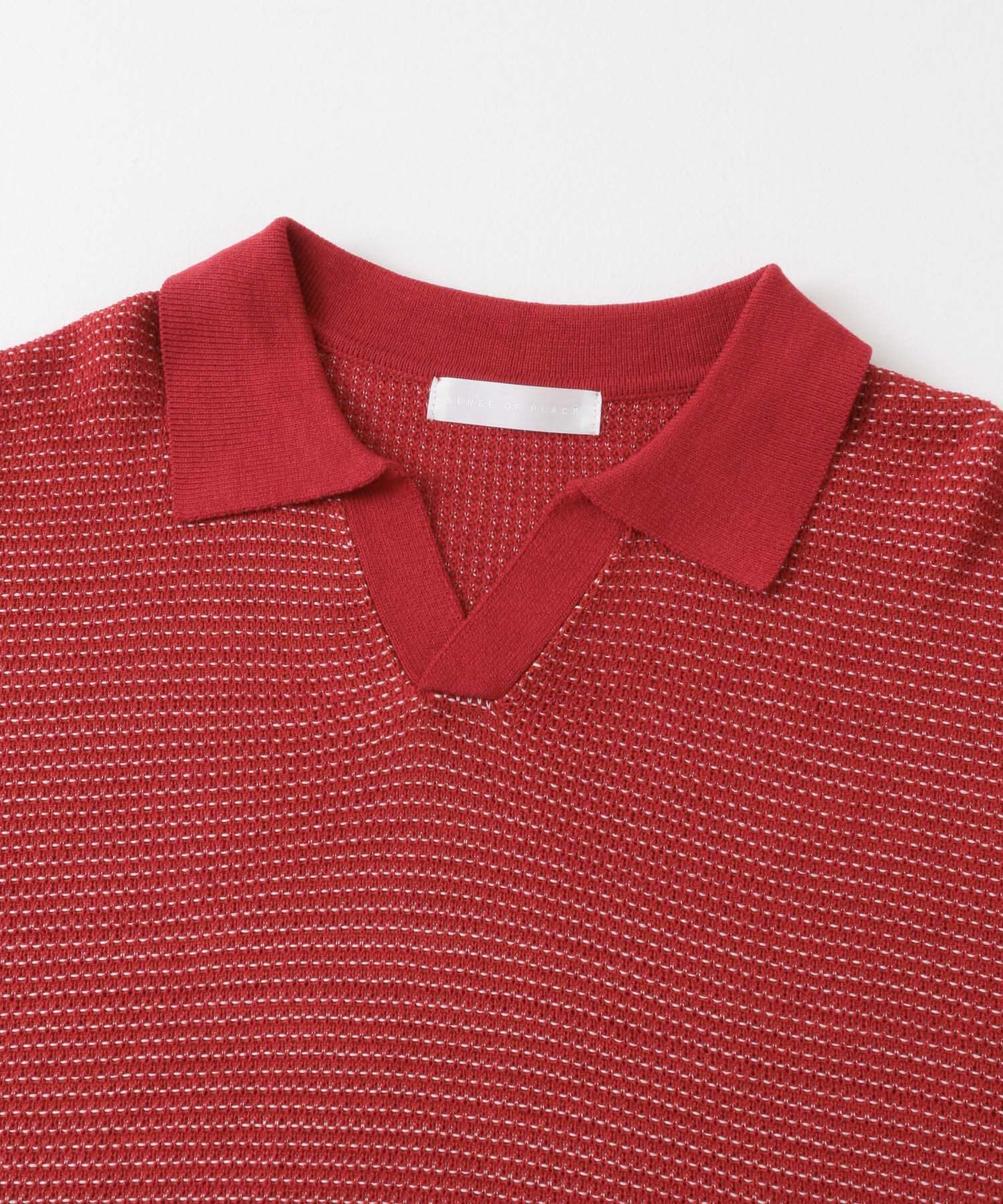 SENSE OF PLACE by URBAN RESEARCH「『ユニセックス』『洗濯可』ミックススキッパーニット」|ニット・セーター|