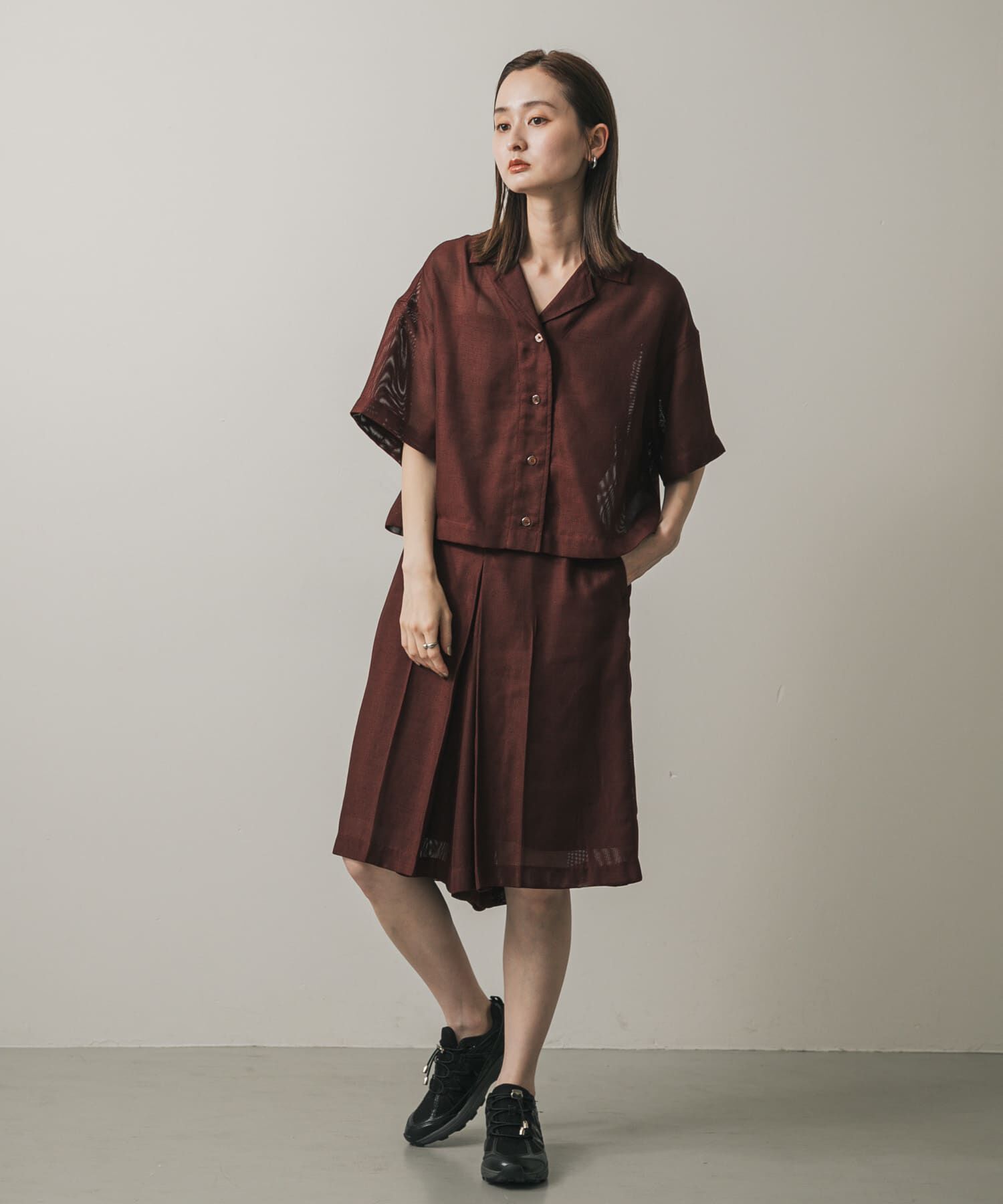 SENSE OF PLACE by URBAN RESEARCH「リネンライクメッシュバミューダ」|その他|