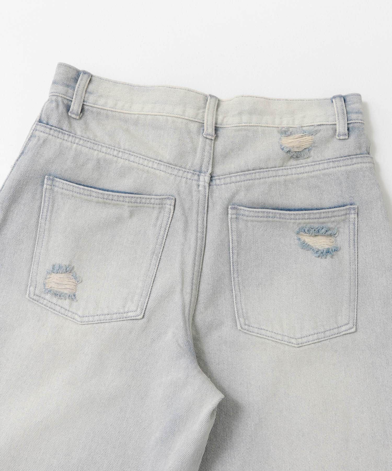 SENSE OF PLACE by URBAN RESEARCH「ダメージストレートデニム」|デニム|