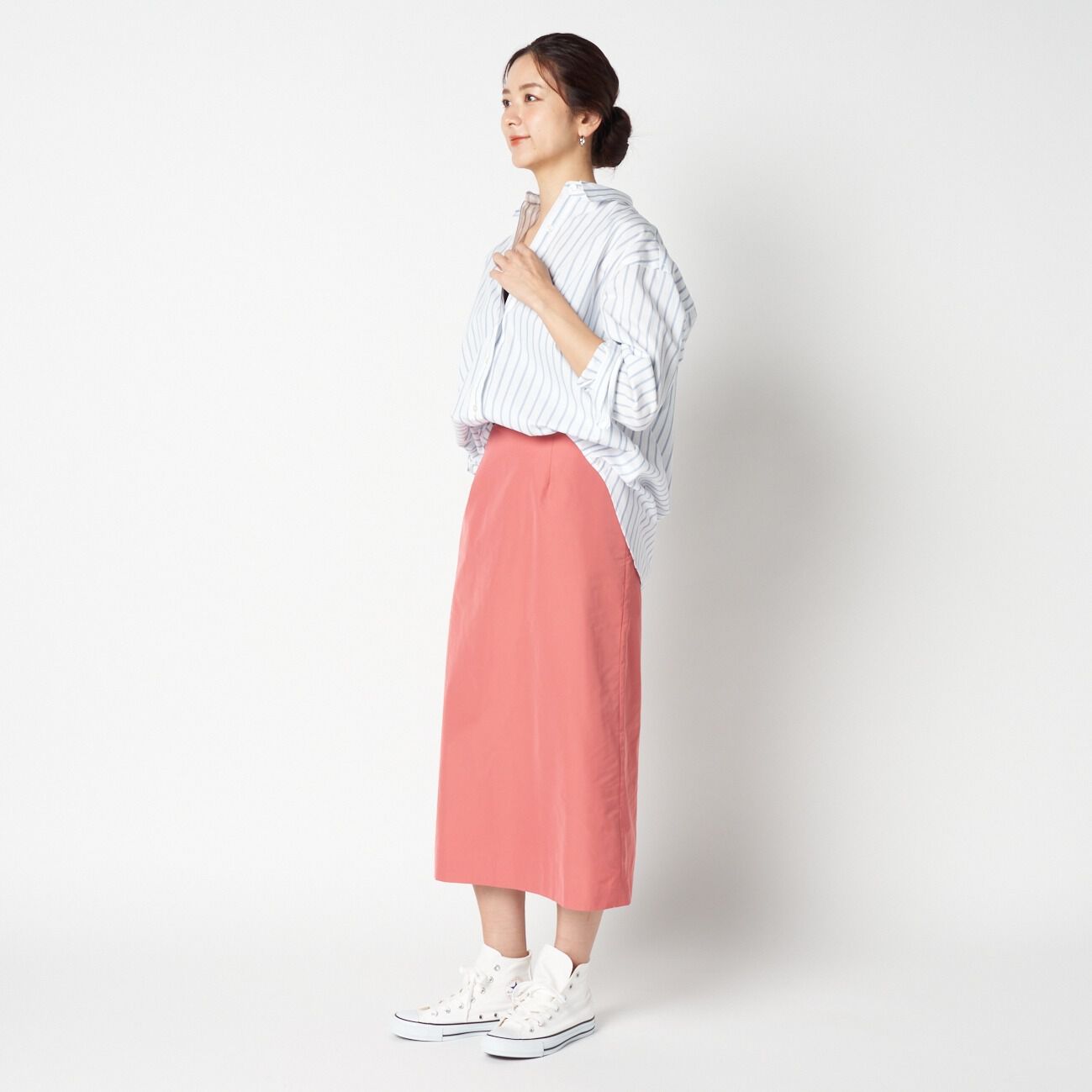 HELIOPOLE「HELIOPOLE TAFTA I LINE SKIRT」|スカート|