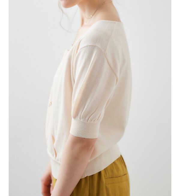 le.coeur blanc「カシュクールニットプルオーバー」|ニット・セーター|