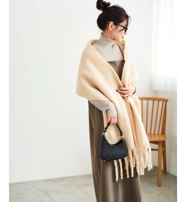 le.coeur blanc「《手洗い可能》フィルムストライプキャミワンピース」|ワンピース|