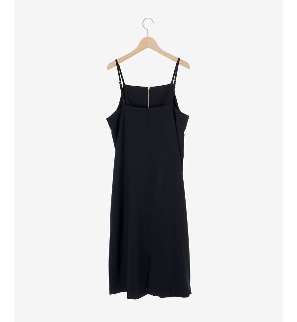 le.coeur blanc「《手洗い可能》フィルムストライプキャミワンピース」|ワンピース|