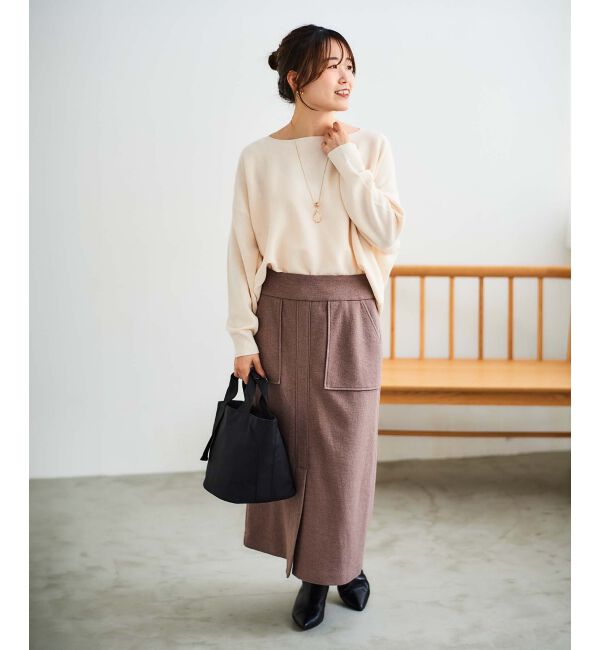 le.coeur blanc「ブークレポケットスカート」|スカート|