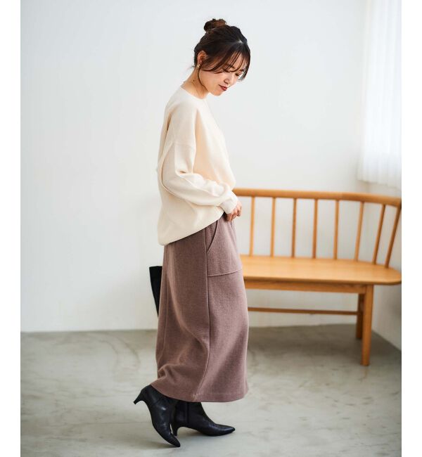 le.coeur blanc「ブークレポケットスカート」|スカート|