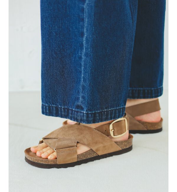  「《履き心地抜群◎》VINILOクロスベルトサンダル」|サンダル|