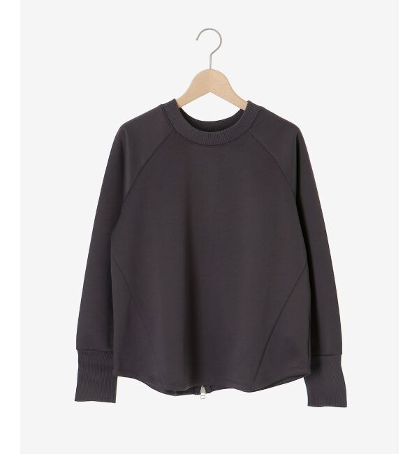 le.coeur blanc「《WEB限定アイテム》バックジップボンディングトップス」|Tシャツ・カットソー|