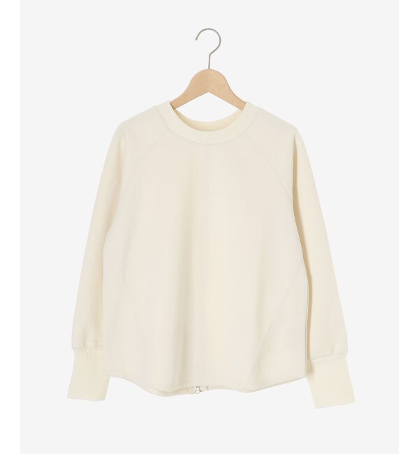 le.coeur blanc「《WEB限定アイテム》バックジップボンディングトップス」|Tシャツ・カットソー|