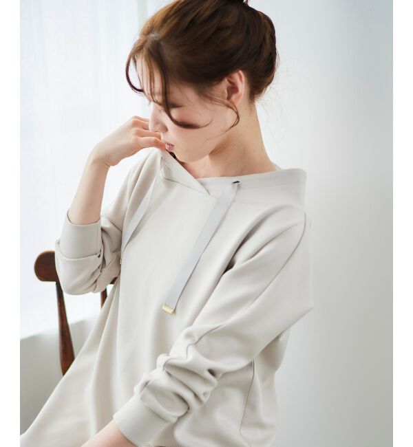  「《WEB限定アイテム》パーカーライクデザインワンピース」|ワンピース|