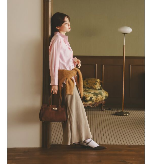  「《手洗い可能》キュプラフィブリルナロースカート」|スカート|