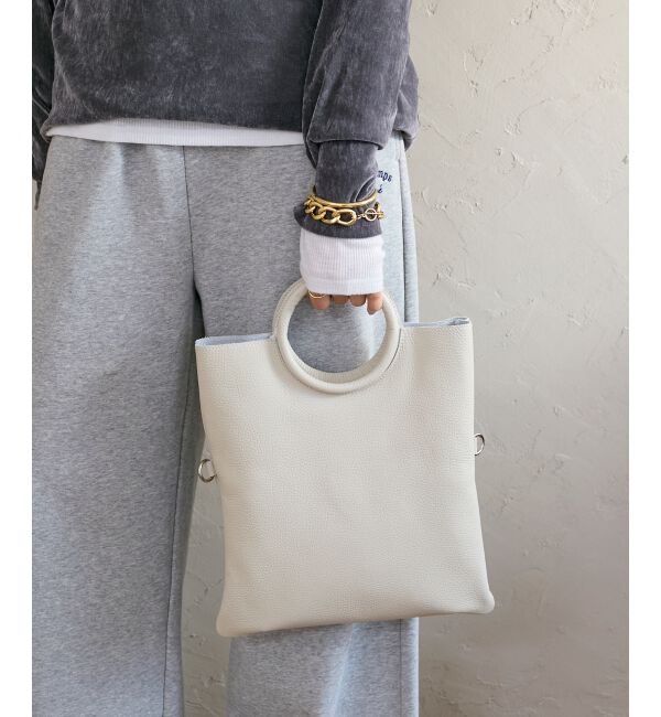  「MILLELA FIRENZE サークルハンドバッグ」|ハンドバッグ|