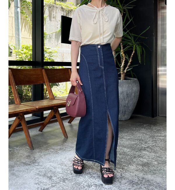 MAJESTICLEGON「前後2wayベロアトップス」|Tシャツ・カットソー|