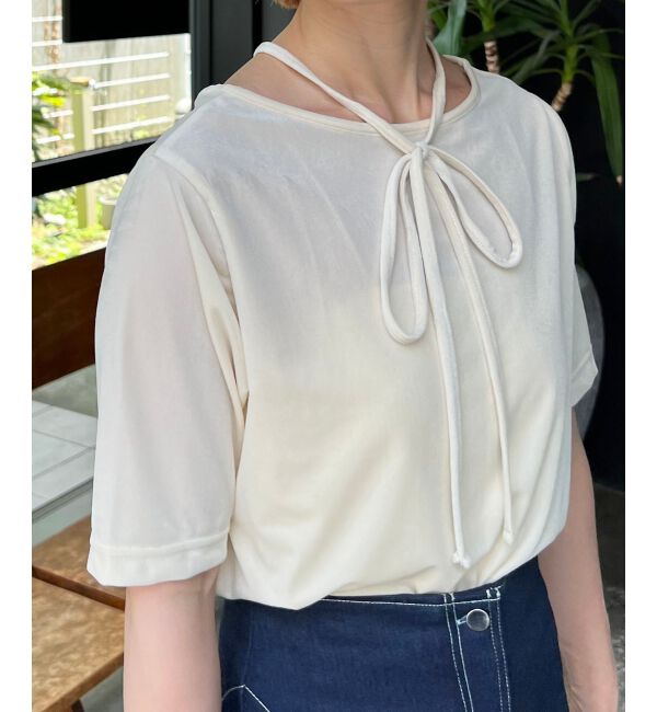 MAJESTICLEGON「前後2wayベロアトップス」|Tシャツ・カットソー|